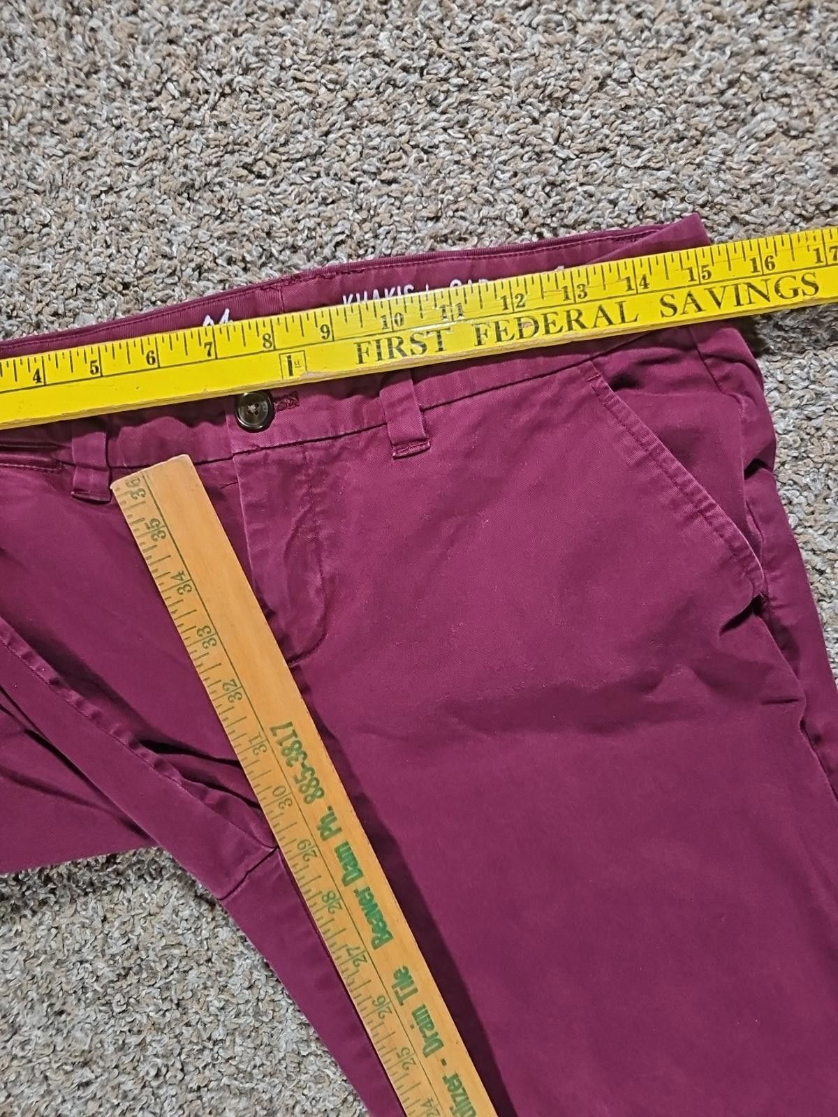 Gap Broken-in Straight 04 Khakis By GAP Purple Size 30" / US 8 / IT 44 - 5 Thumbnail