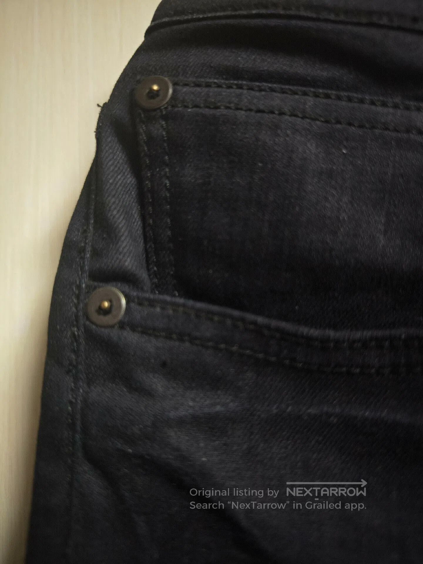 R13 Pleated Slim Fit Jeans.