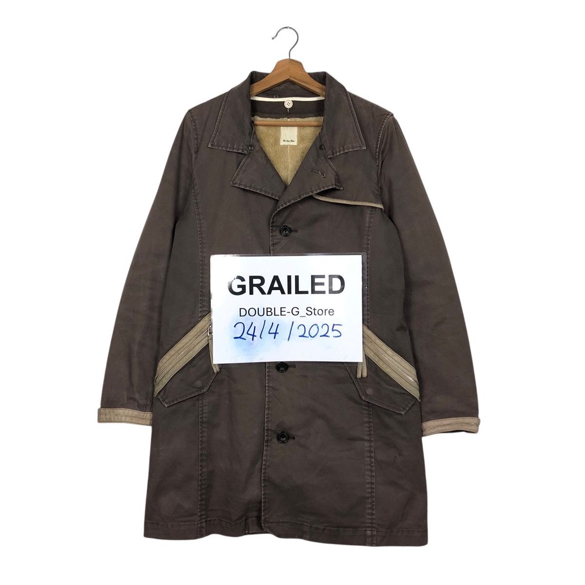 Japanese Brand 📌Vintage Long Chore Jacket No One Else Blanket Fur Size US M / EU 48-50 / 2 - 1 Thumbnail