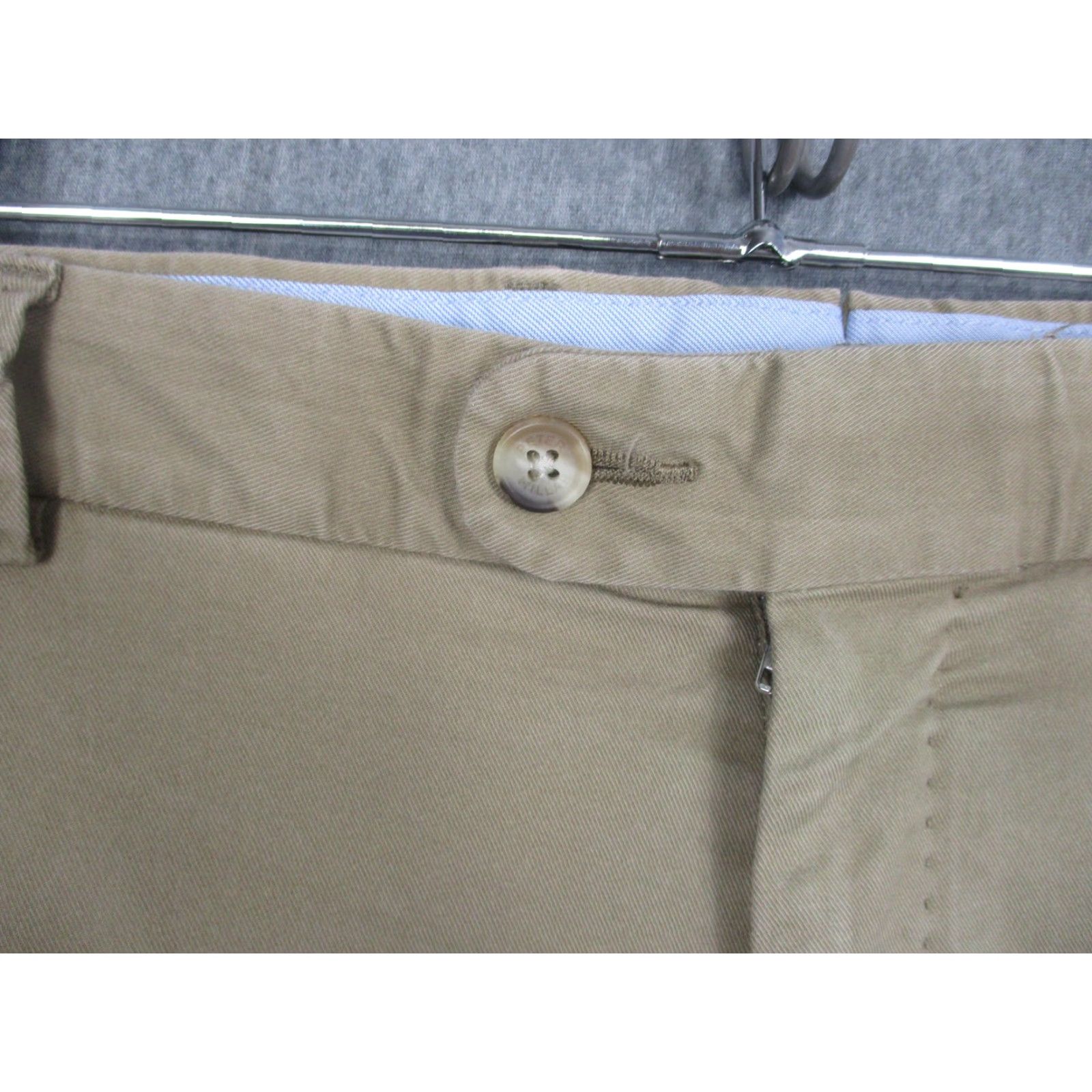 Peter Millar Peter Millar Pants Mens 40x30 Beige Chino Straight Leg Cotton Business Casual Size US 40 / EU 56 - 3 Thumbnail