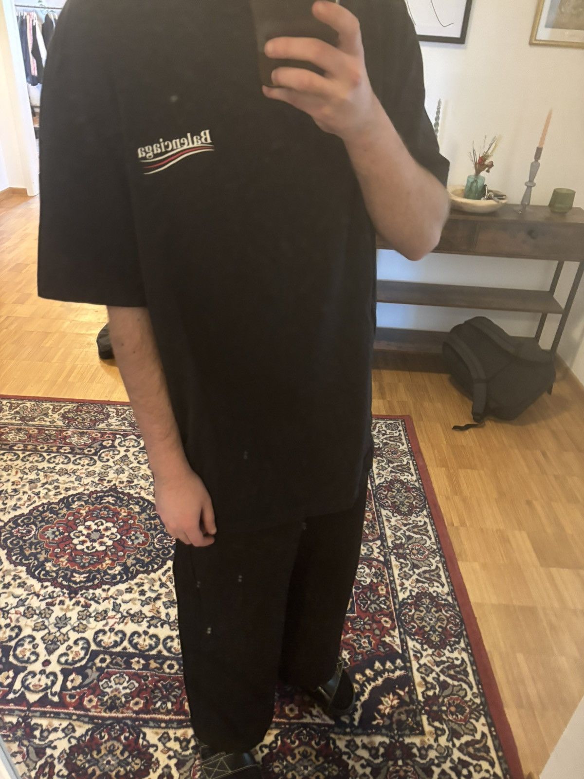 Balenciaga BALENCIAGA CAMPAIGN TSHIRT Size US XL / EU 56 / 4 - 7 Thumbnail