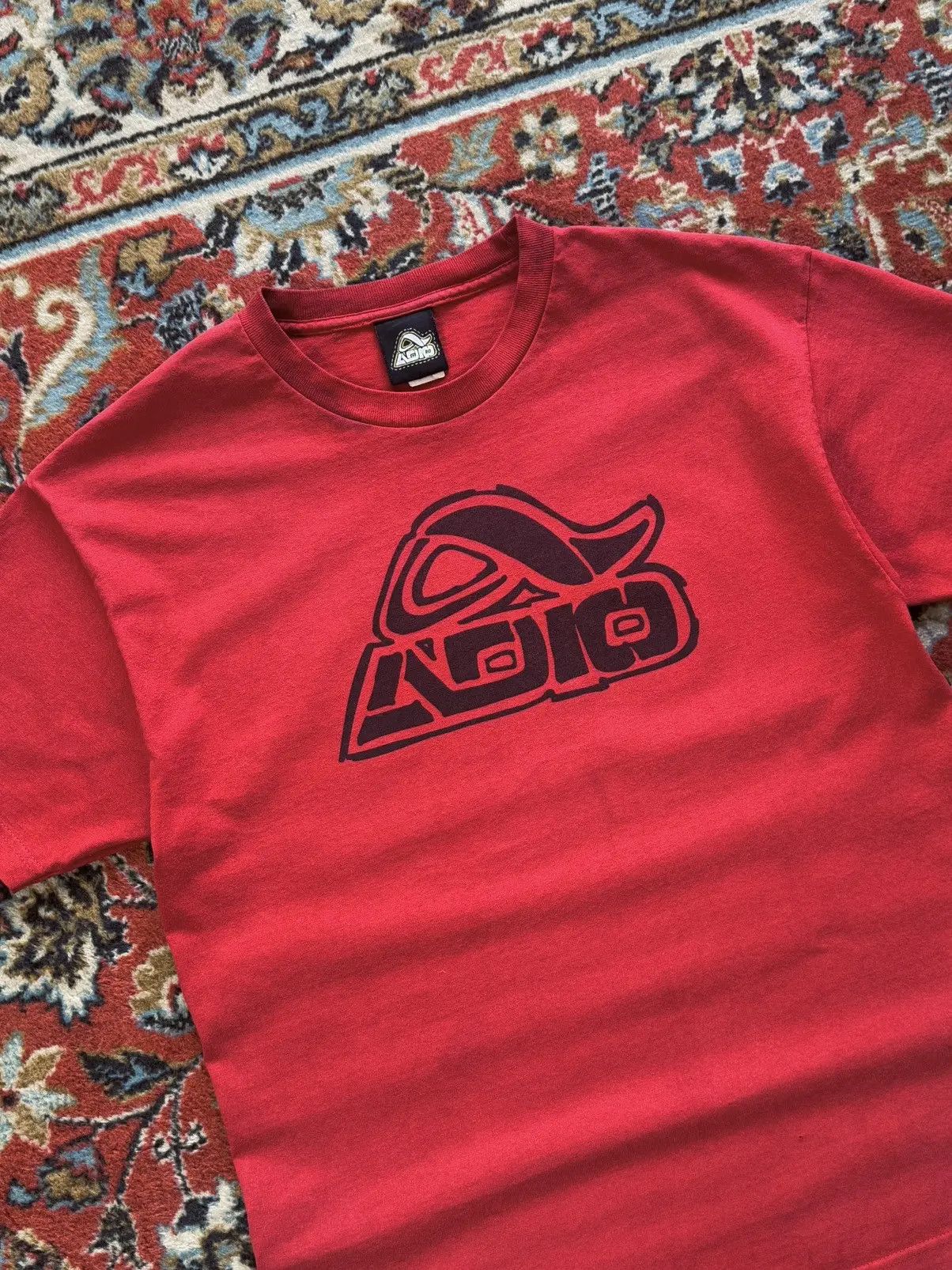 Santa Cruz Skateboards × Vintage 90s Vintage Adio Big Logo Faded T-Shirt Tee Y2k Size US L / EU 52-54 / 3 - 6 Thumbnail