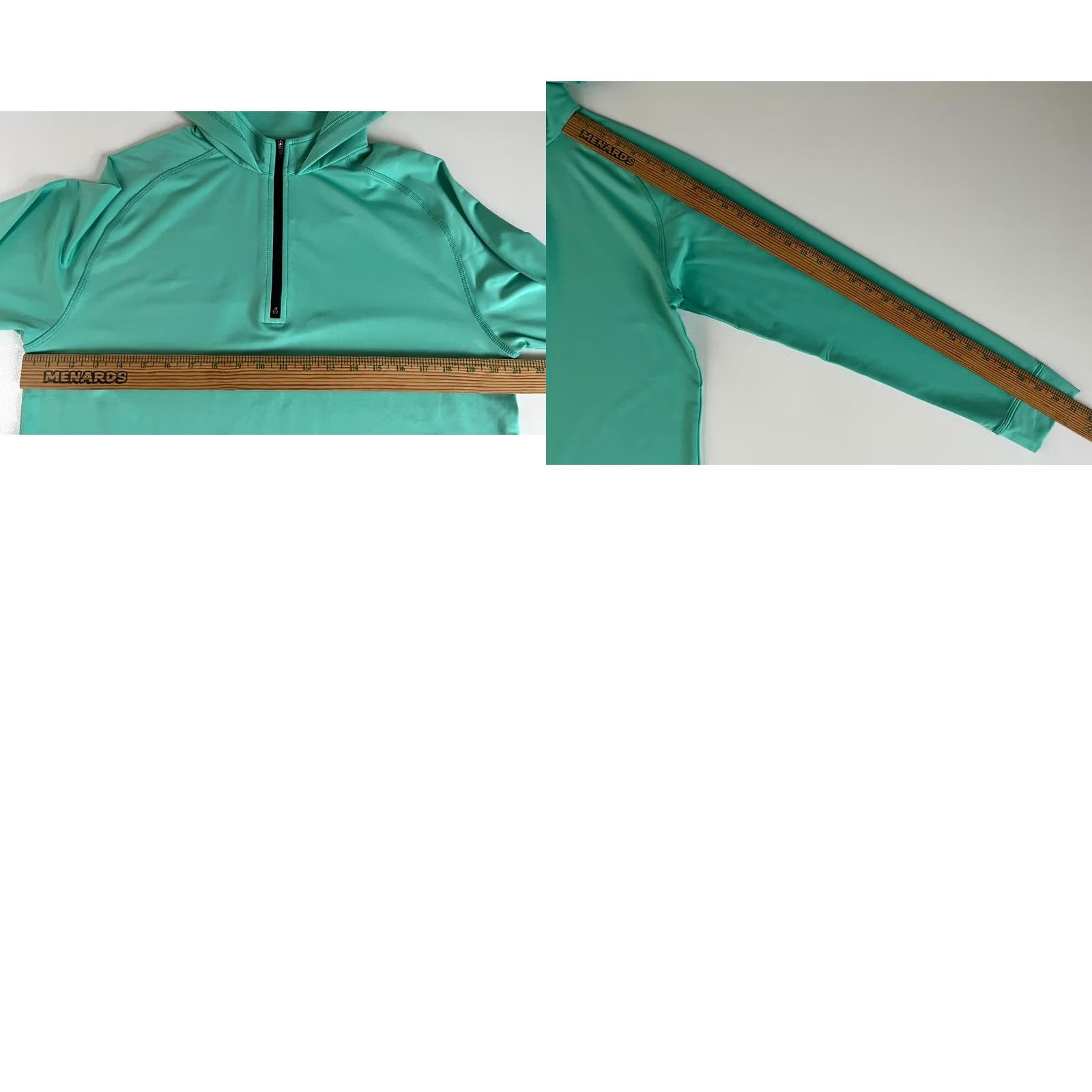 Vintage Swannies Men’s Vandyke Golf Hoodie Shirt M Green 1/4 Zip Hooded Lightweight Stretch Pullover Sports City Mens Size US M / EU 48-50 / 2 - 9 Thumbnail