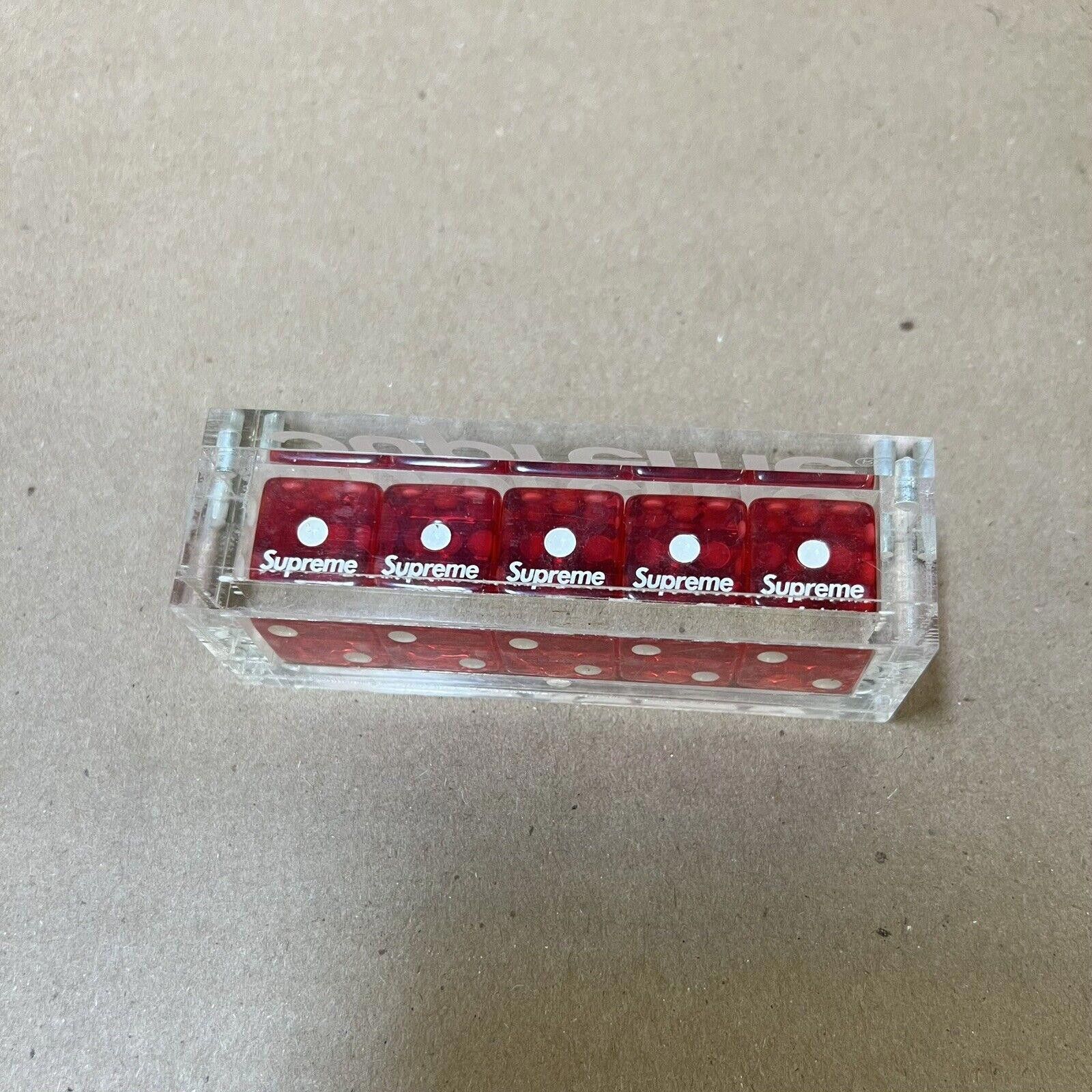 Supreme FW11 Supreme Red Dice Set Acrylic Case Box Logo 2011 Size ONE SIZE - 2 Thumbnail