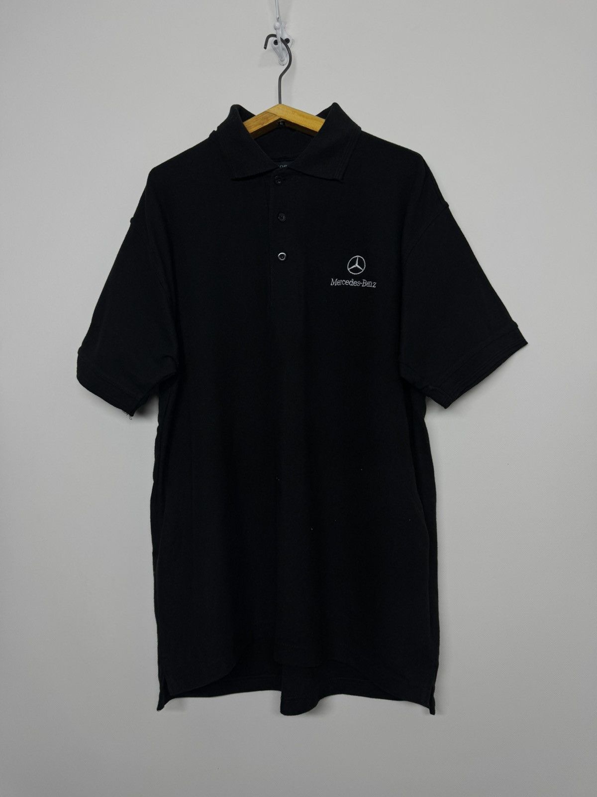 Mercedes-Benz Vintage Y2k Mercedes Bens Polo T-Shirt 00’s Size US M / EU 48-50 / 2 - 4 Thumbnail