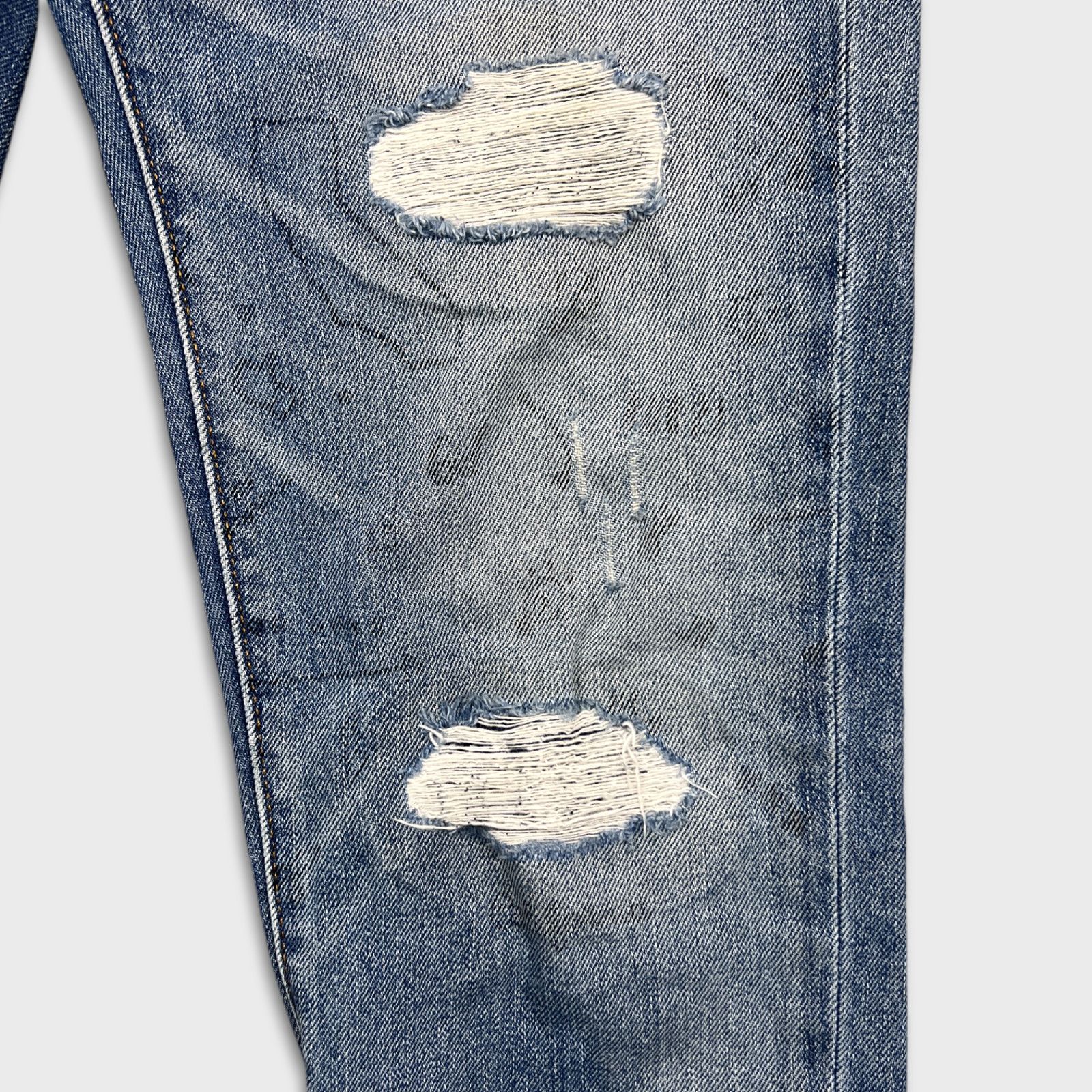 Levi's × Vintage Levi's 511 Jeans 30x31 Slim Fit Distressed Denim Pants Size US 30 / EU 46 - 5 Thumbnail