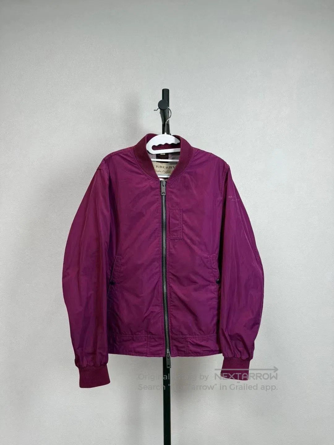 Burberry Burberry Purple Bomber Zip Jacket. Size US M / EU 48-50 / 2 - 1 Thumbnail