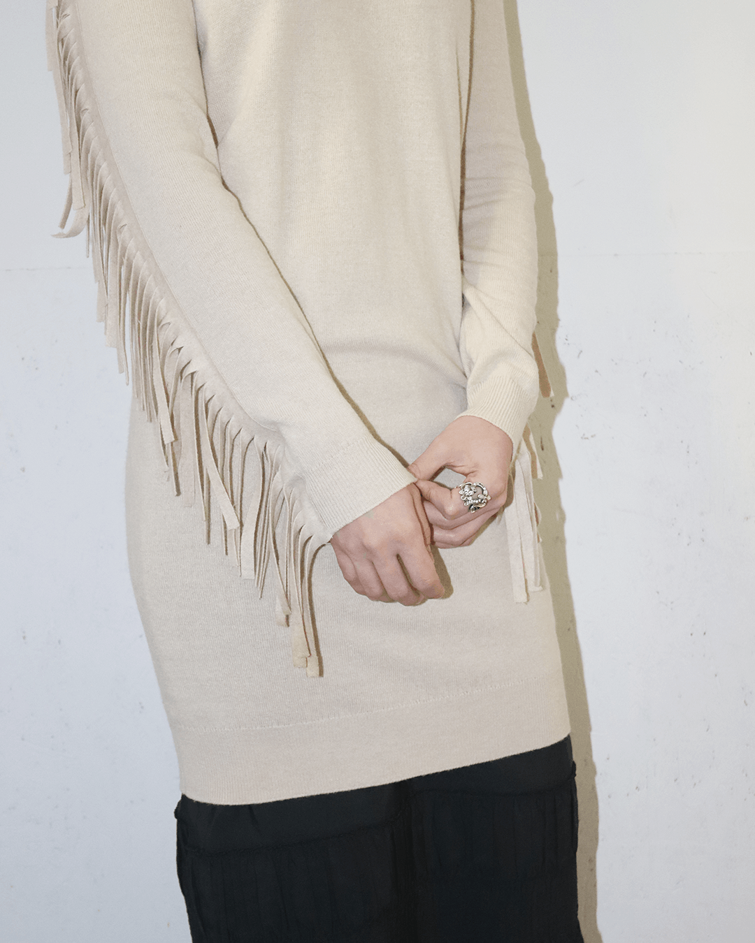 MM6 MM6 AW16 Fringe Knit One Piece Size XS / US 0-2 / IT 36-38 - 4 Thumbnail