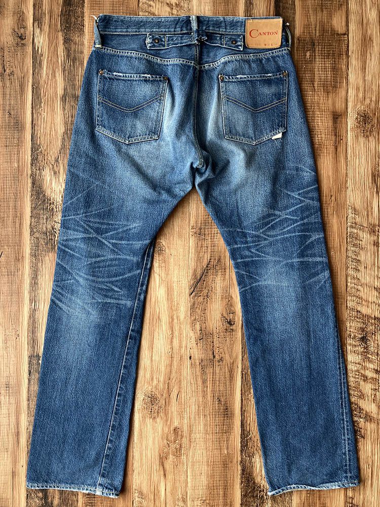 Japanese Brand CANTON OVERALLS 500-120UD W32xL31 1920’s 201-type Size US 32 / EU 48 - 1 Thumbnail