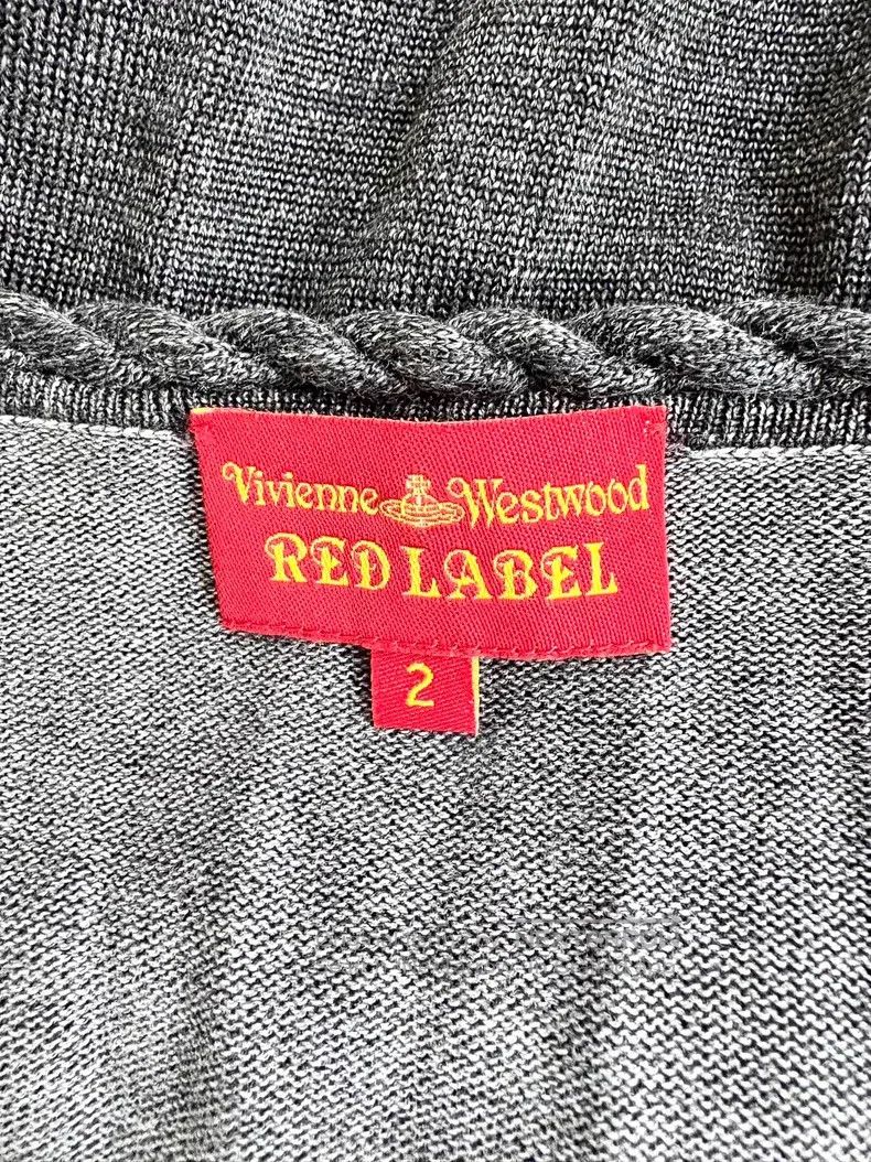 Vivienne Westwood Vivienne Westwood Used Grey Black Saturn Knit Sweater Size M / US 6-8 / IT 42-44 - 6 Thumbnail