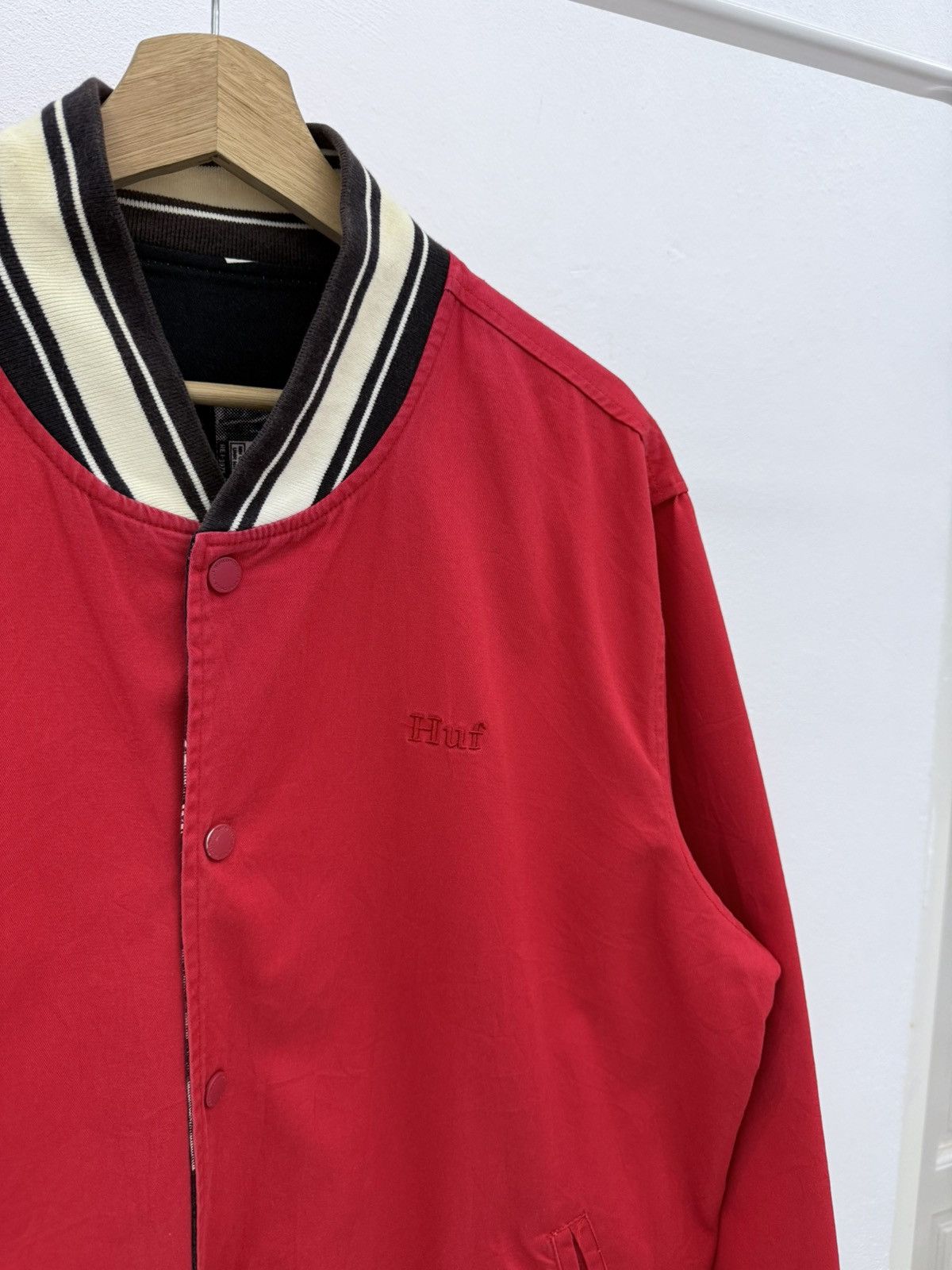 Huf HUF Worldswide Full Print Reversible Varsity Jacket Size US L / EU 52-54 / 3 - 12 Thumbnail