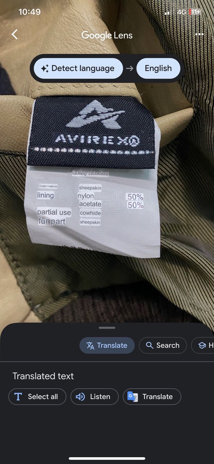 Avirex Vintage AVIREX leather jacket sheepskin Size US M / EU 48-50 / 2 - 10 Thumbnail