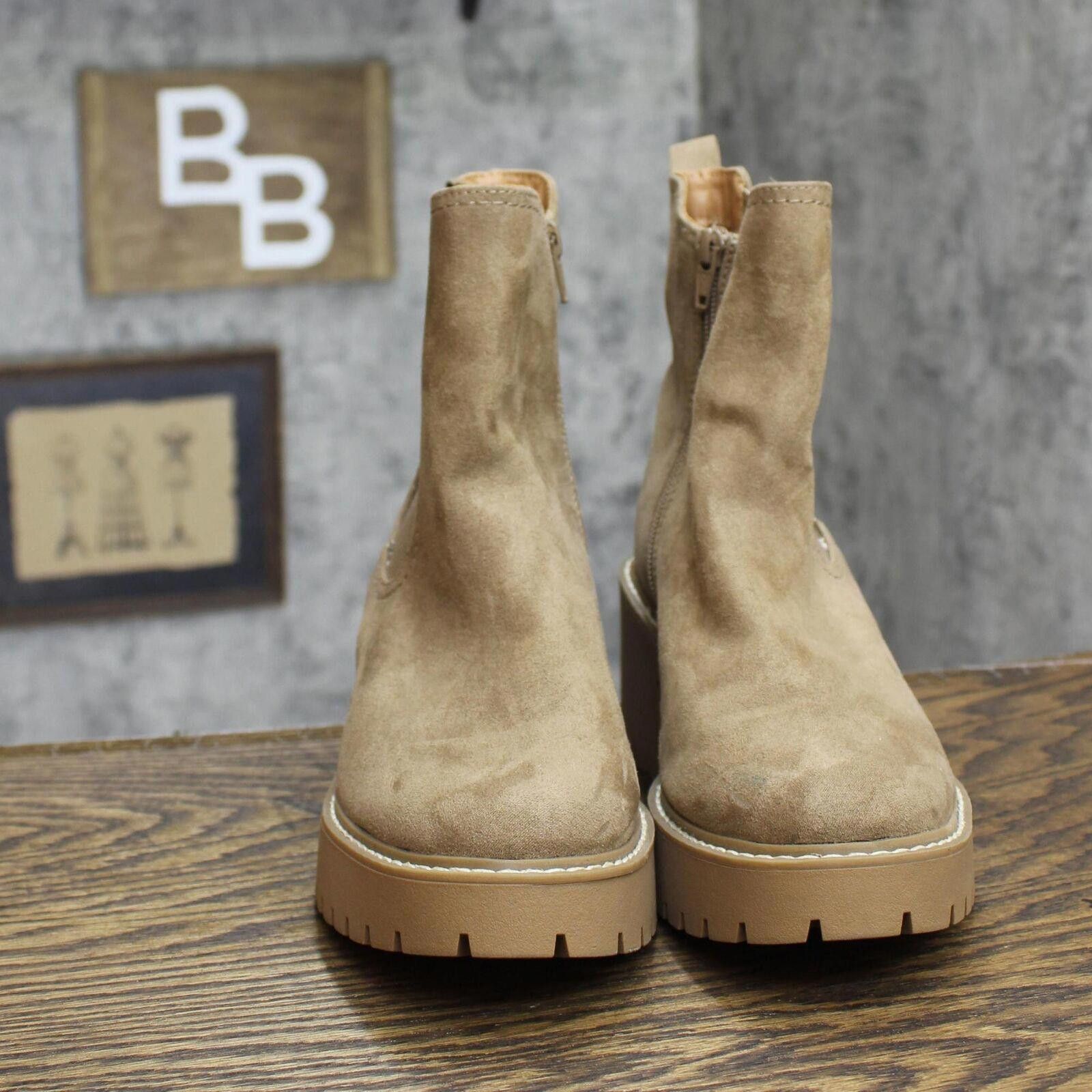 Designer Universal Thread Boots with Memory Foam Insole Tan Brown 7M Size US 7 / IT 37 - 3 Thumbnail