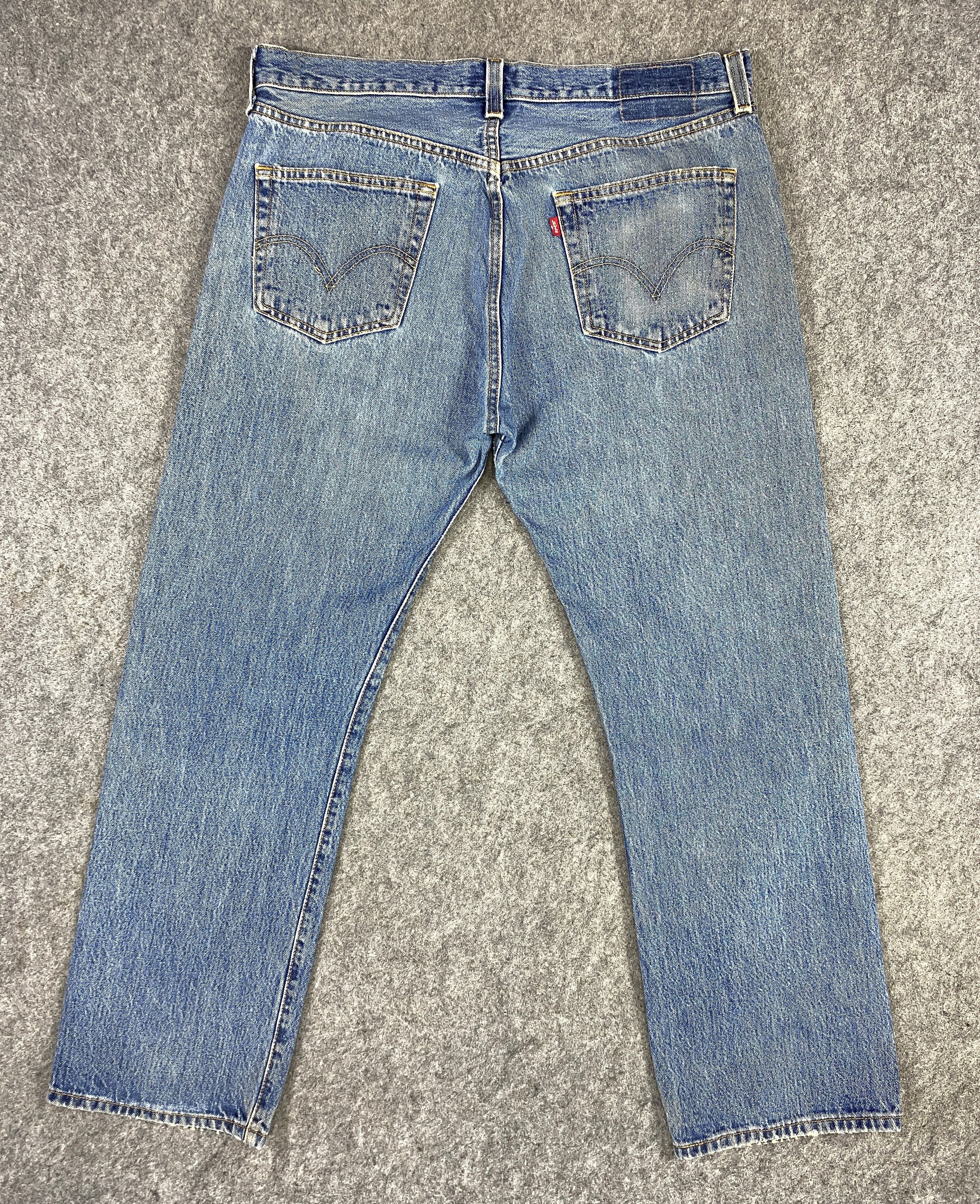 Levi's Earth Tone Vintage Levi's 501 Jeans 37x29.5 Denim -JN1678 Size US 37 - 2 Thumbnail