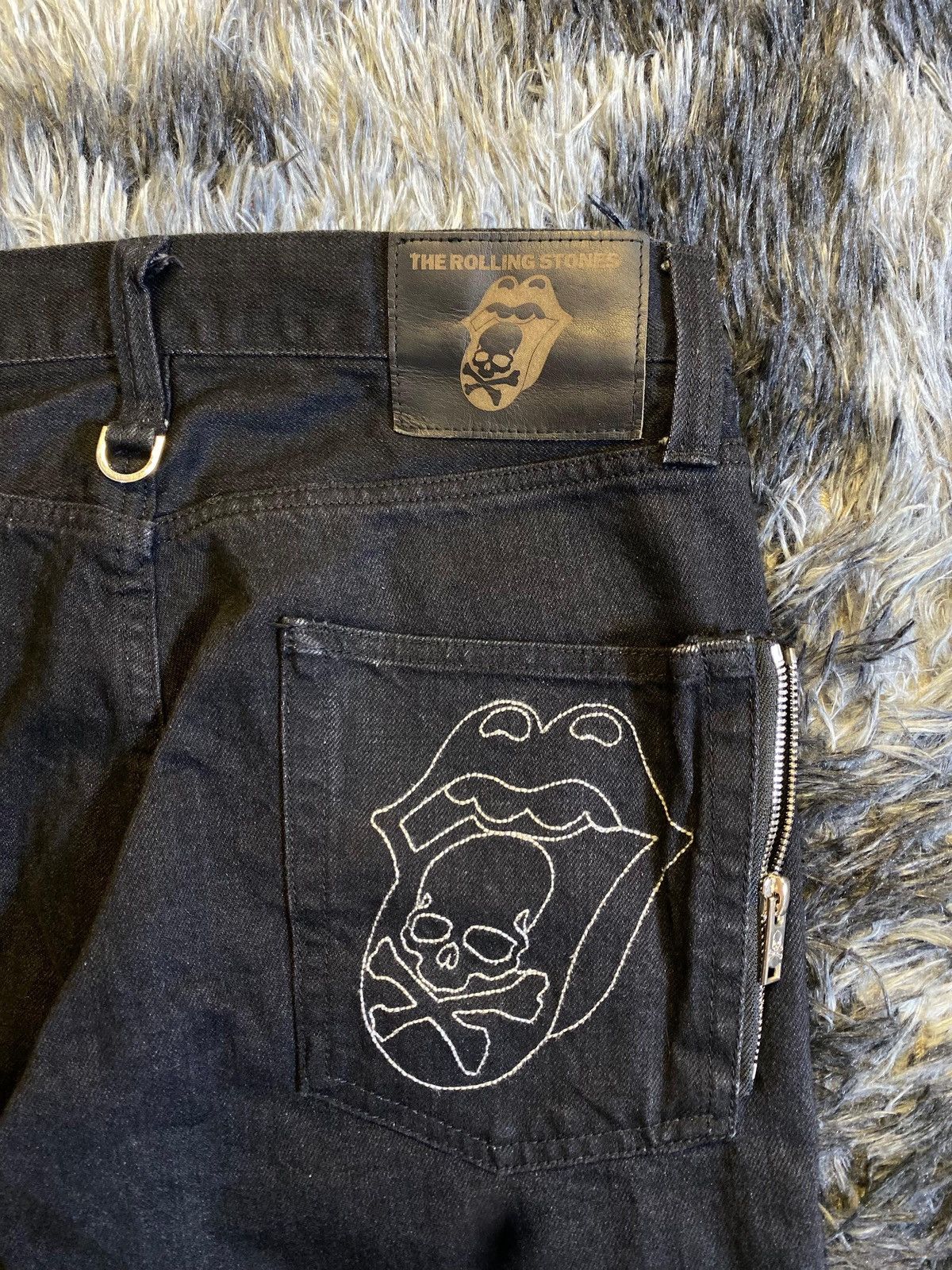 Mastermind Japan × The Rolling Stones Mastermind Japan x The Rolling Stones Jeans Black Size US 30 / EU 46 - 4 Thumbnail