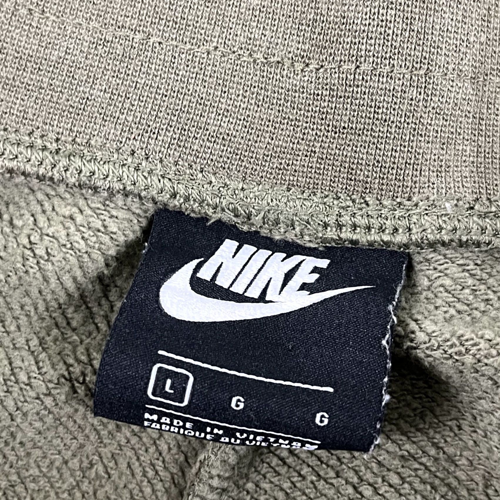 Nike VINTAGE Nike Air Sportswear Fleece Joggers Women Large / 26" Green Gray Black Sweatpants Size 36" / US 14 / IT 50 - 3 Thumbnail