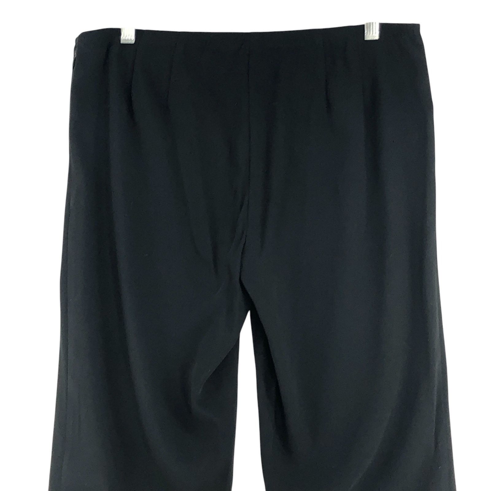 Eileen Fisher Eileen Fisher Size S Pants Straight Leg Side Zip Black Size 34" / US 12 / IT 48 - 6 Thumbnail