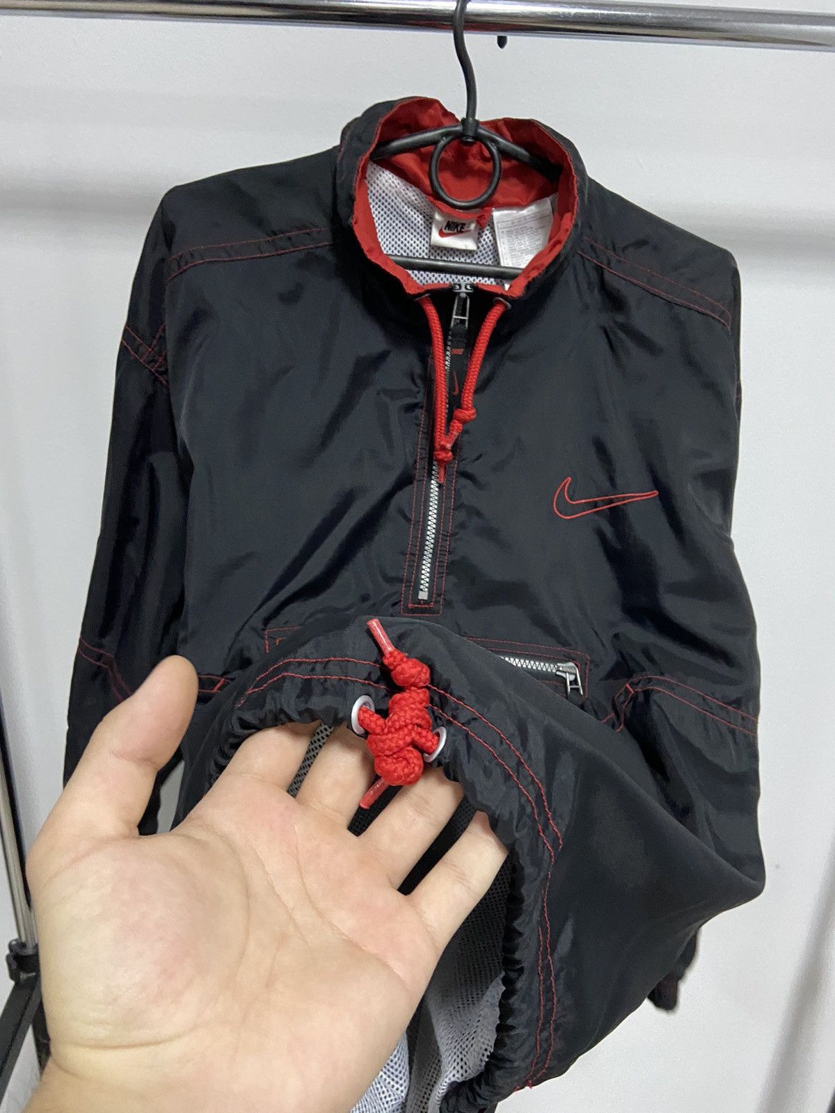 Nike × Vintage Nike Vintage Windbreaker zip anorak logo nylon Size US S / EU 44-46 / 1 - 8 Thumbnail