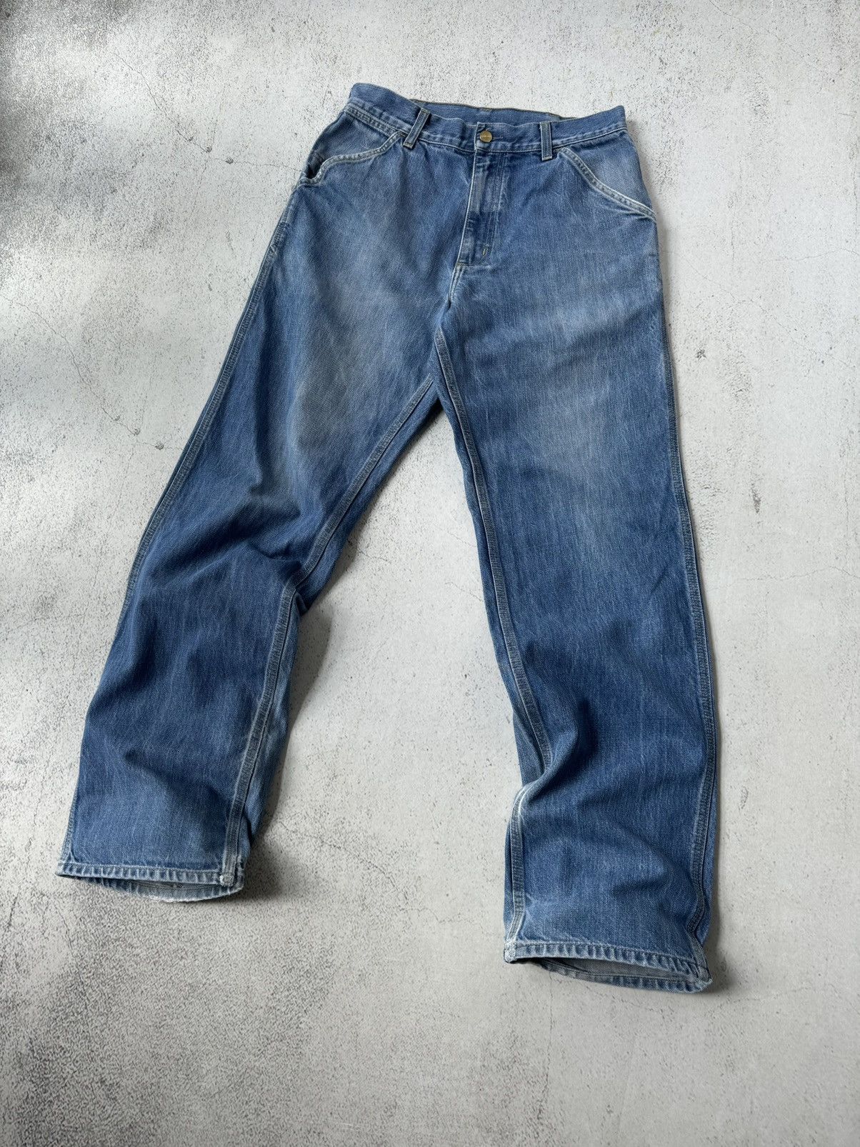 Carhartt × Vintage Carhartt Vintage Simple Pants Denim Jeans Size US 32 / EU 48 - 7 Thumbnail