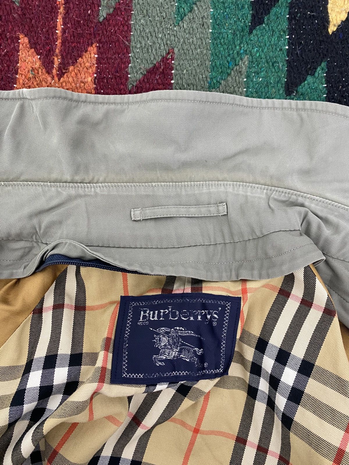 Burberry Vintage 90's Burberrys' Novacheck Lining Trechcoat Size US L / EU 52-54 / 3 - 11 Thumbnail