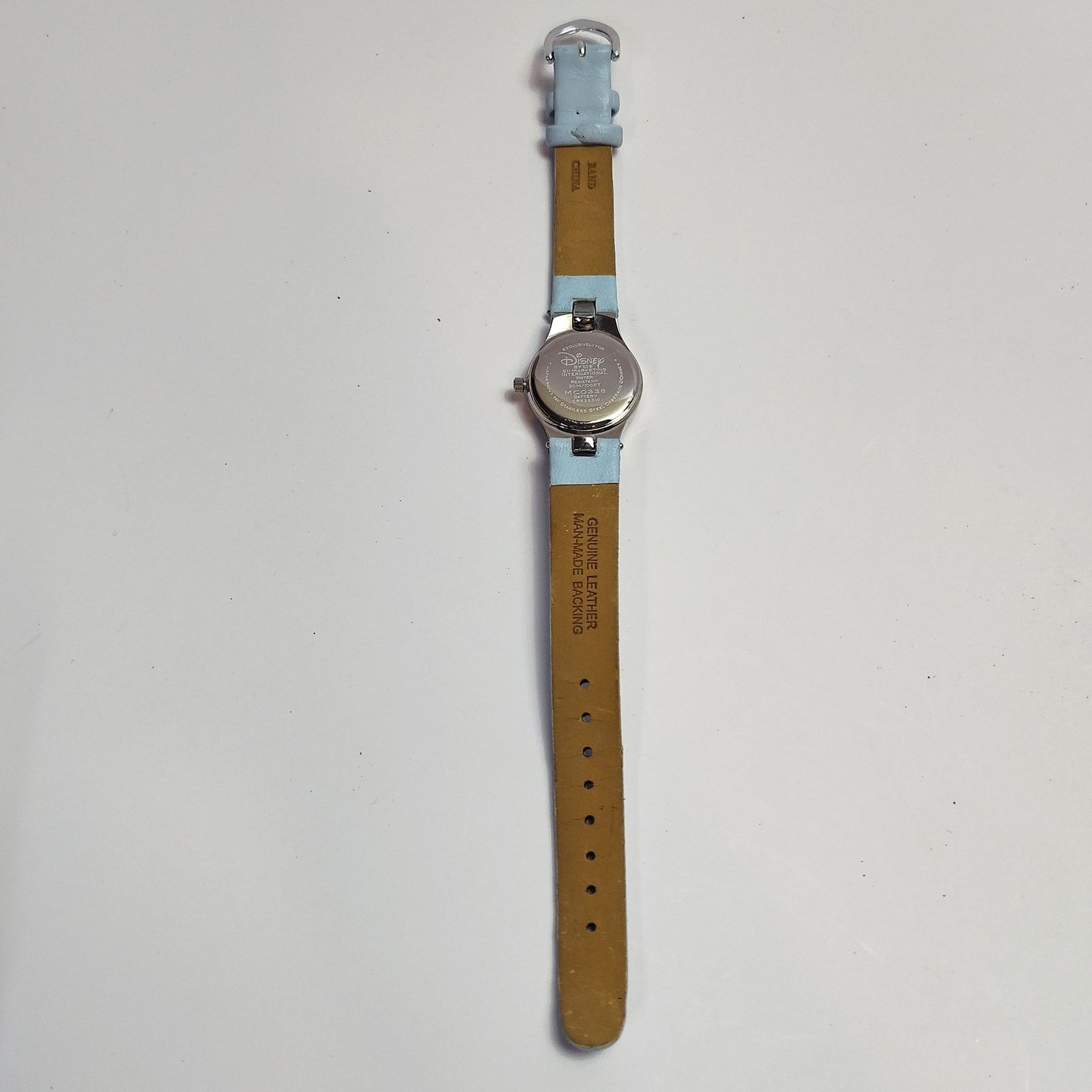 Disney Disney Tinker Bell Watch Blue Strap Silver Tone Case Size ONE SIZE - 4 Thumbnail