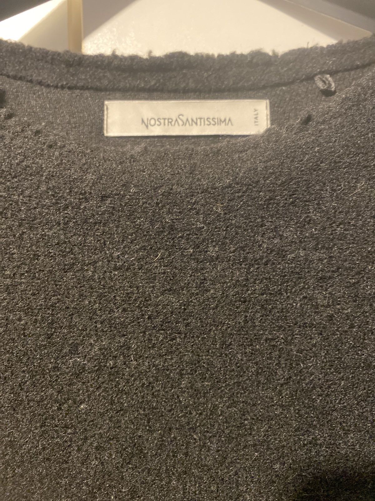 Nostra Santissima Nostra Satissima Wool Pullover Black M Size US M / EU 48-50 / 2 - 1 Thumbnail