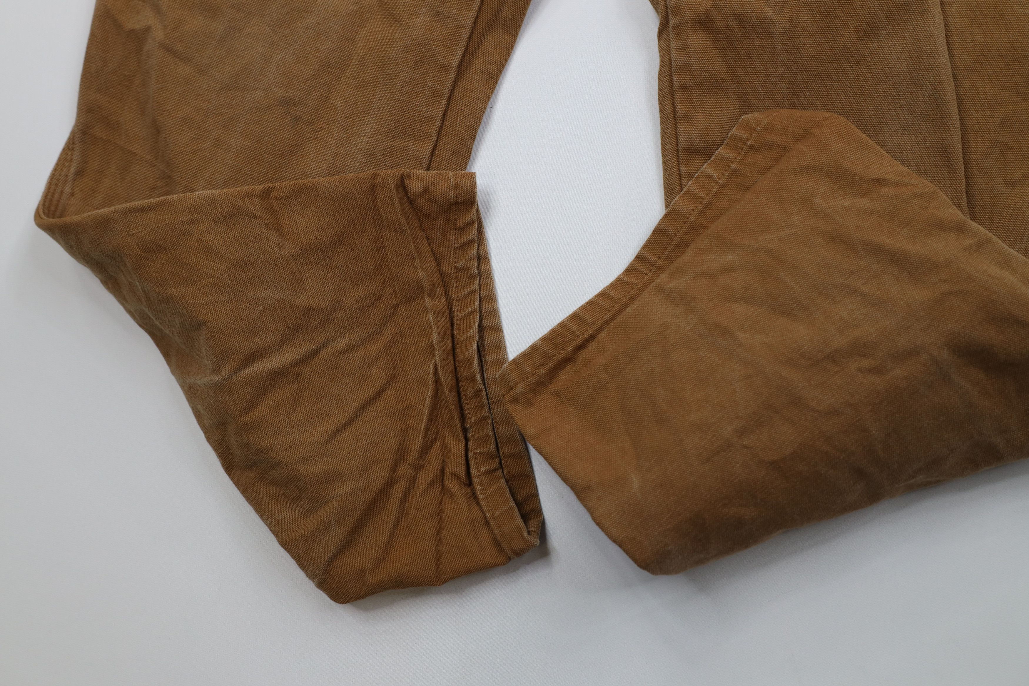 Dickies Vintage Y2K Dickies Canvas Wide Leg Dungaree Pants Brown Size US 36 / EU 52 - 6 Thumbnail