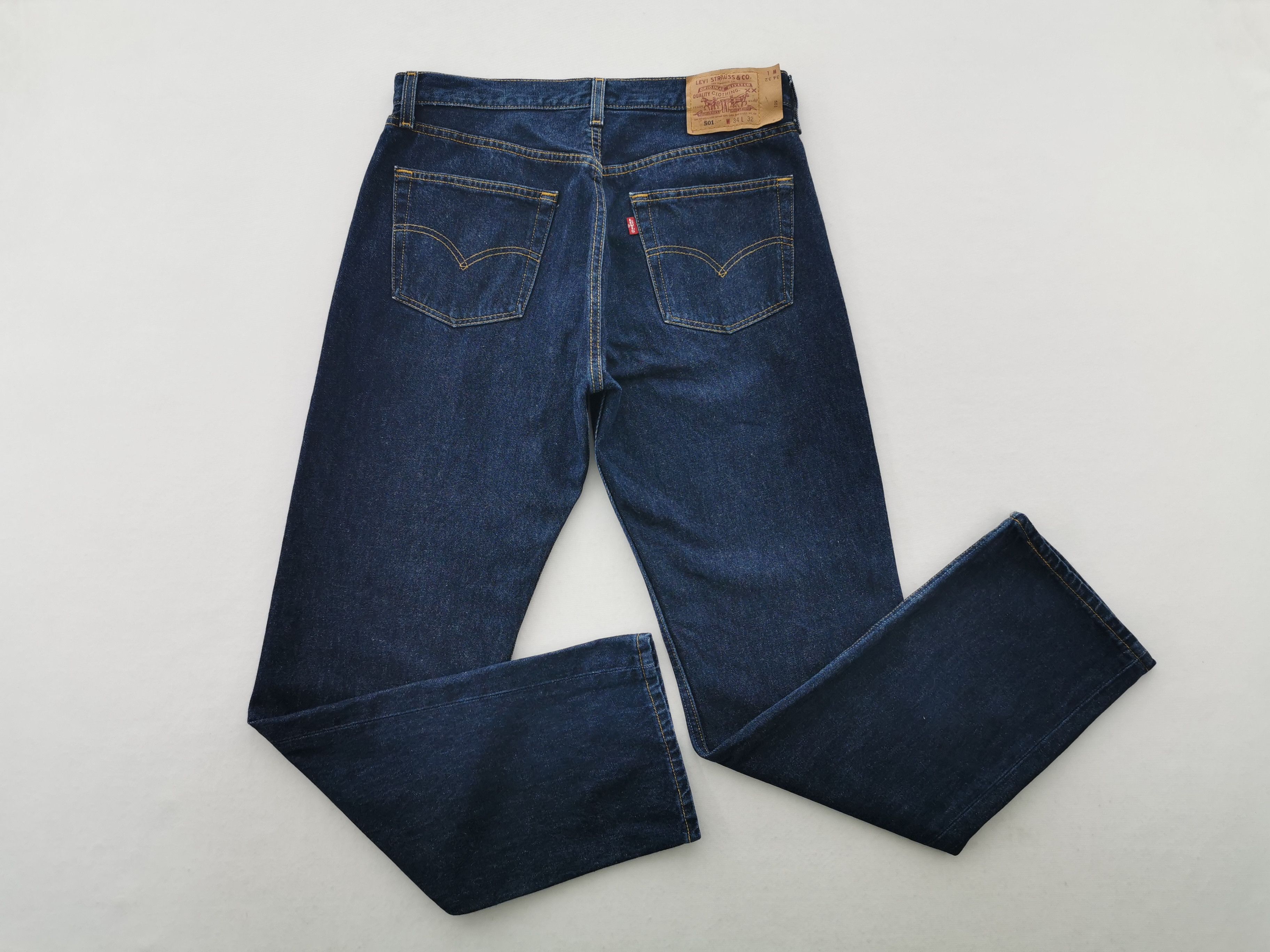 Kith × Levi's Kith X Levi's Strawberry Fields 501 Denim Size 34X32