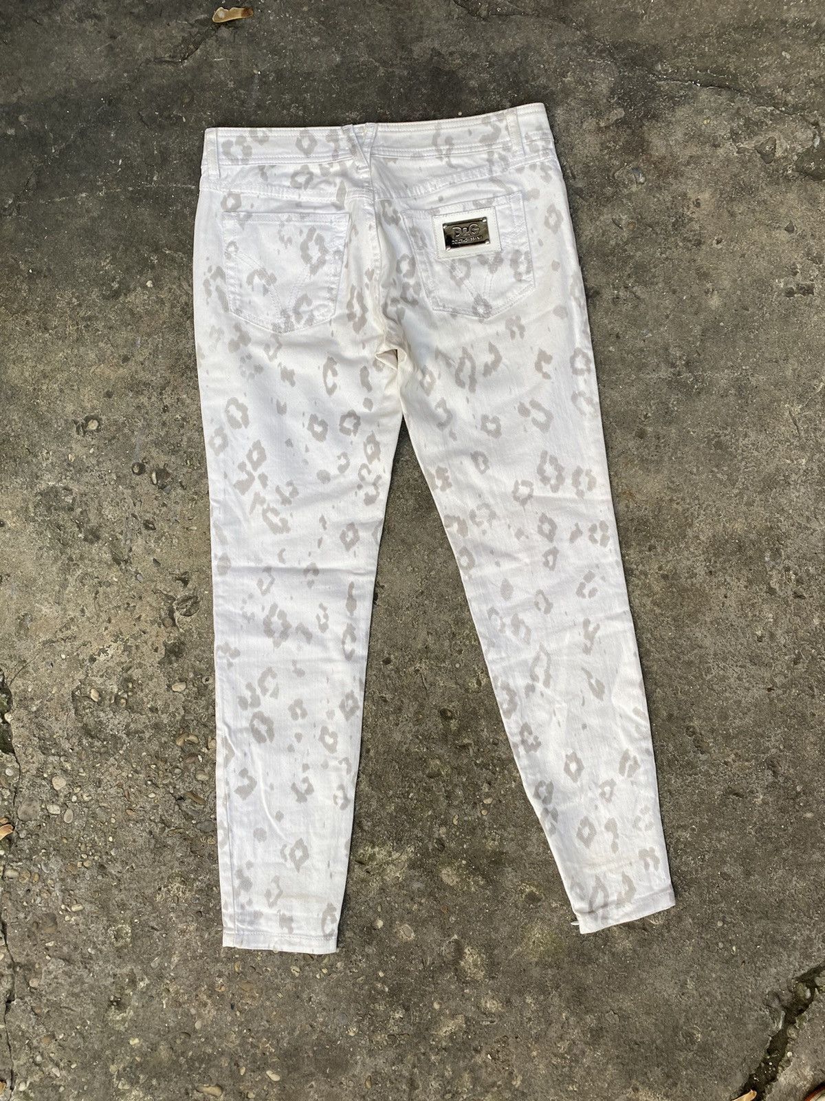 Vintage dolce & gabanna white hotsell jeans