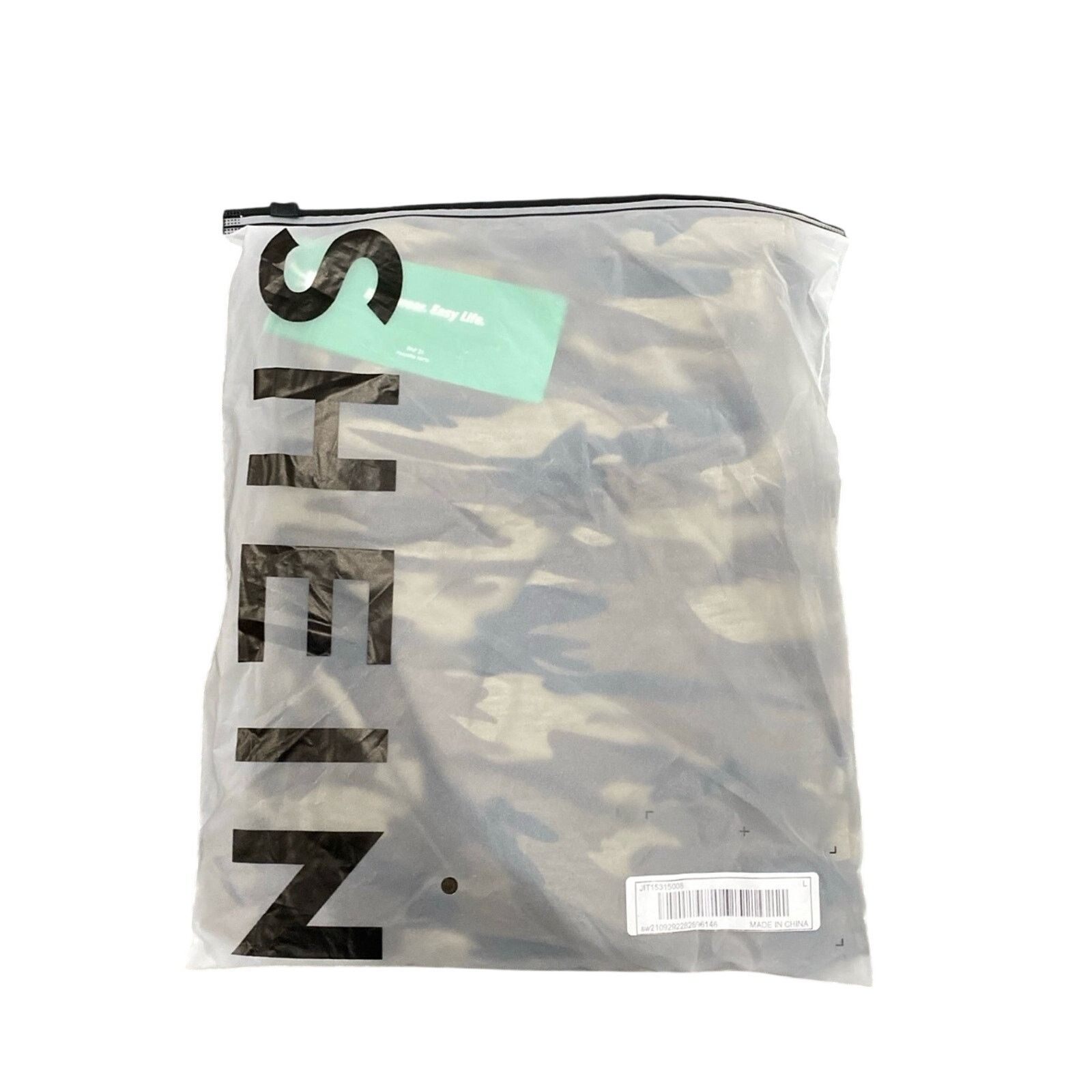 Shein Women's High Waist Camo Leggings in Green, Size L Size 34" / US 12 / IT 48 - 2 Thumbnail