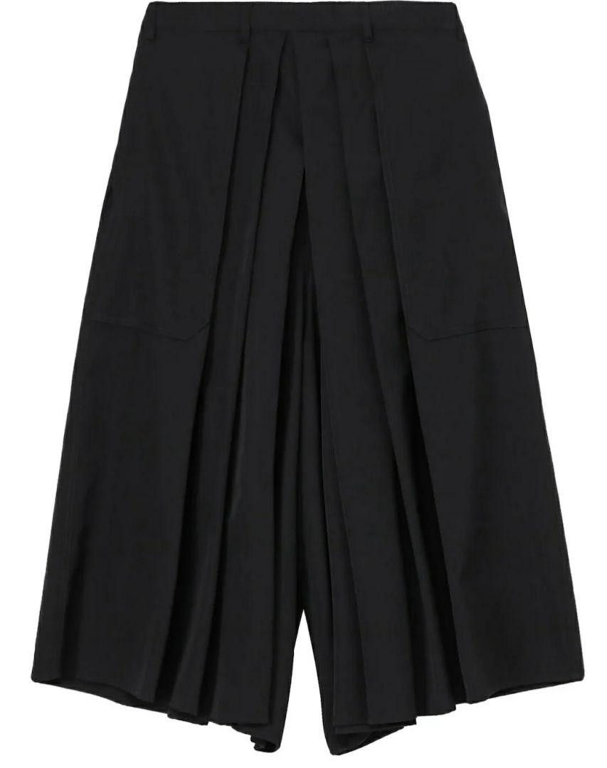 Yohji Yamamoto POUR HOMME 24ss WOOL GABARDINE HAKAMA PANTS Size US 41 - 2 Thumbnail