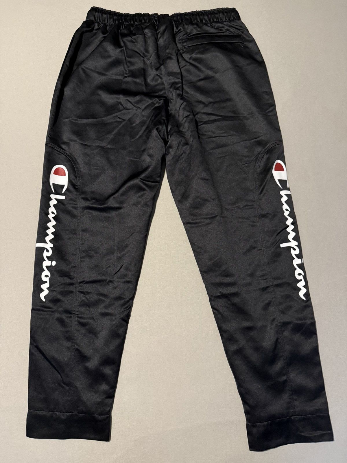 Champion Vintage Champion Satin Double Logo Track Pants VNDS Size US 34 / EU 50 - 7 Thumbnail