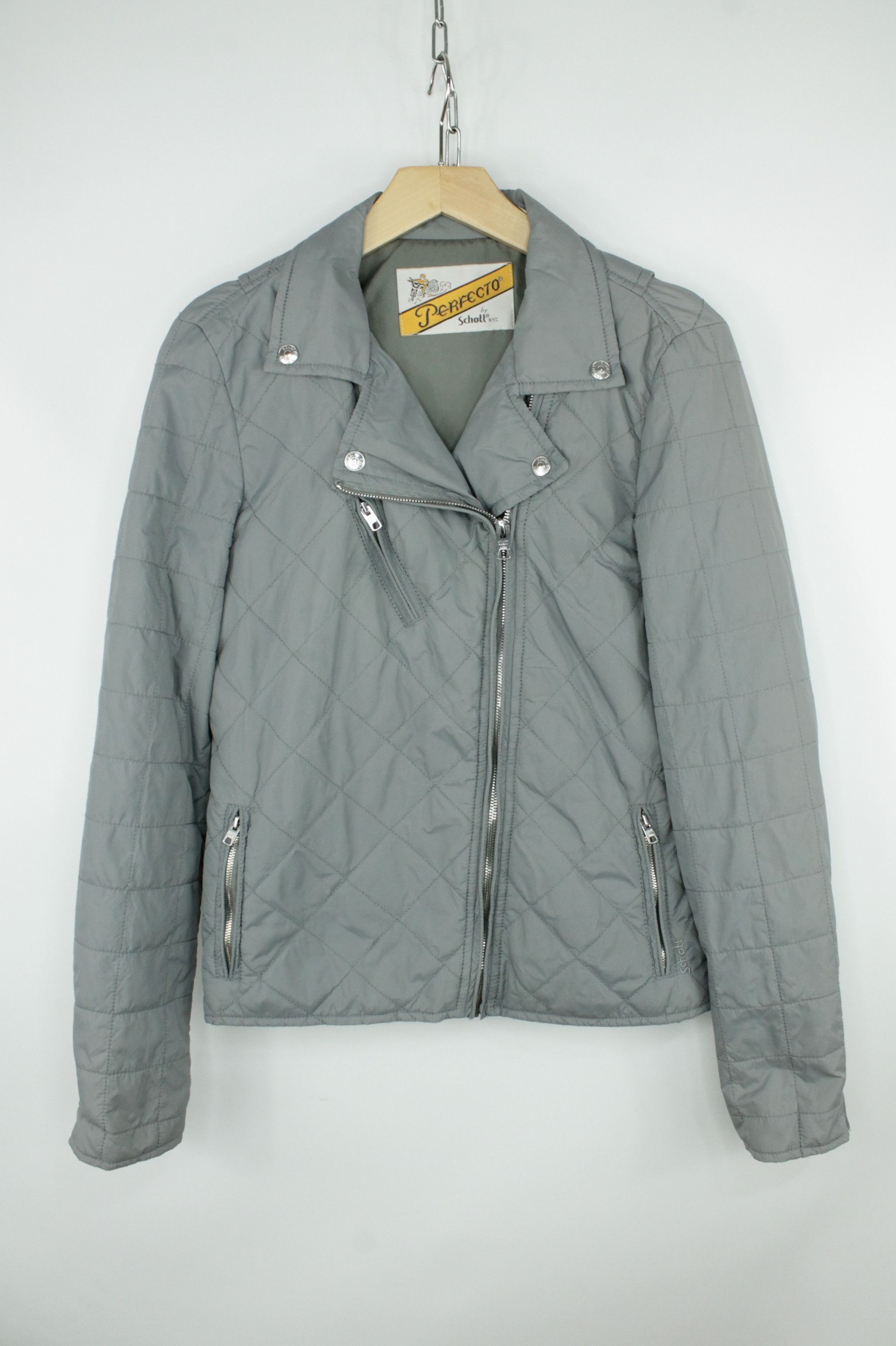 Schott Schott NYC Perfecto Light Quilted Biker Jacket Slim Fit Size US S / EU 44-46 / 1 - 1 Thumbnail