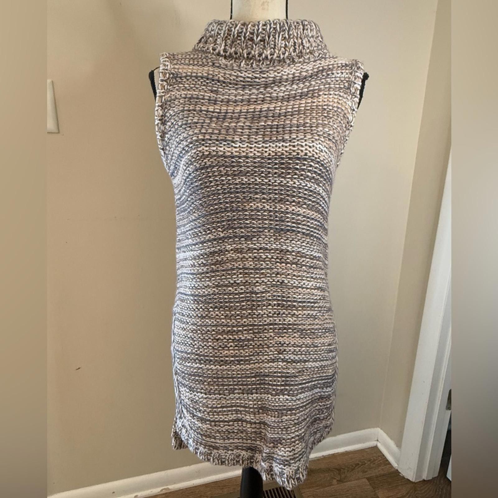 Other Cliche knit turtleneck sleeveless tunic sweater SZ XS Size XS / US 0-2 / IT 36-38 - 2 Thumbnail