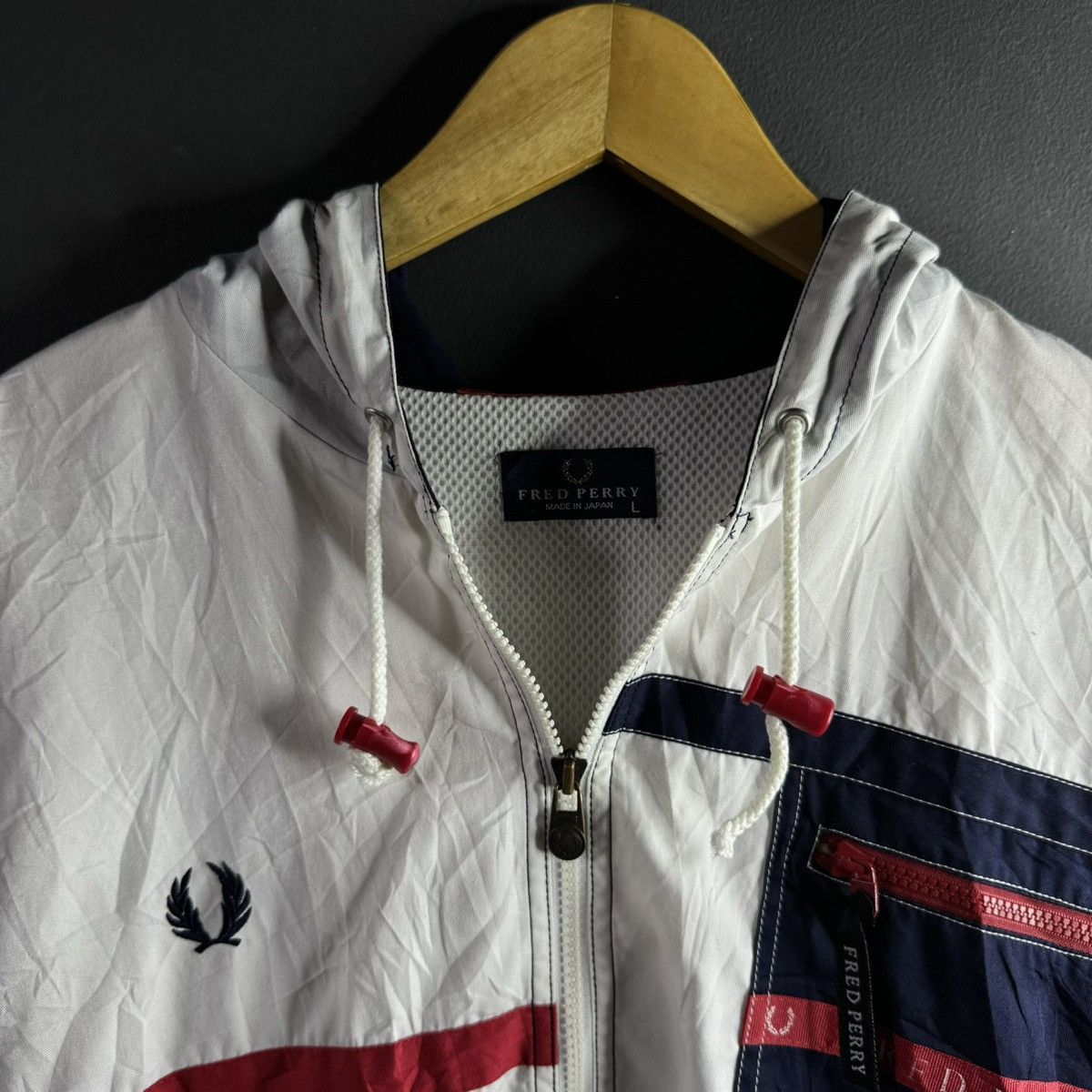 Fred Perry Vintage Fred Perry Windbreaker Made in Japan Size US L / EU 52-54 / 3 - 3 Thumbnail