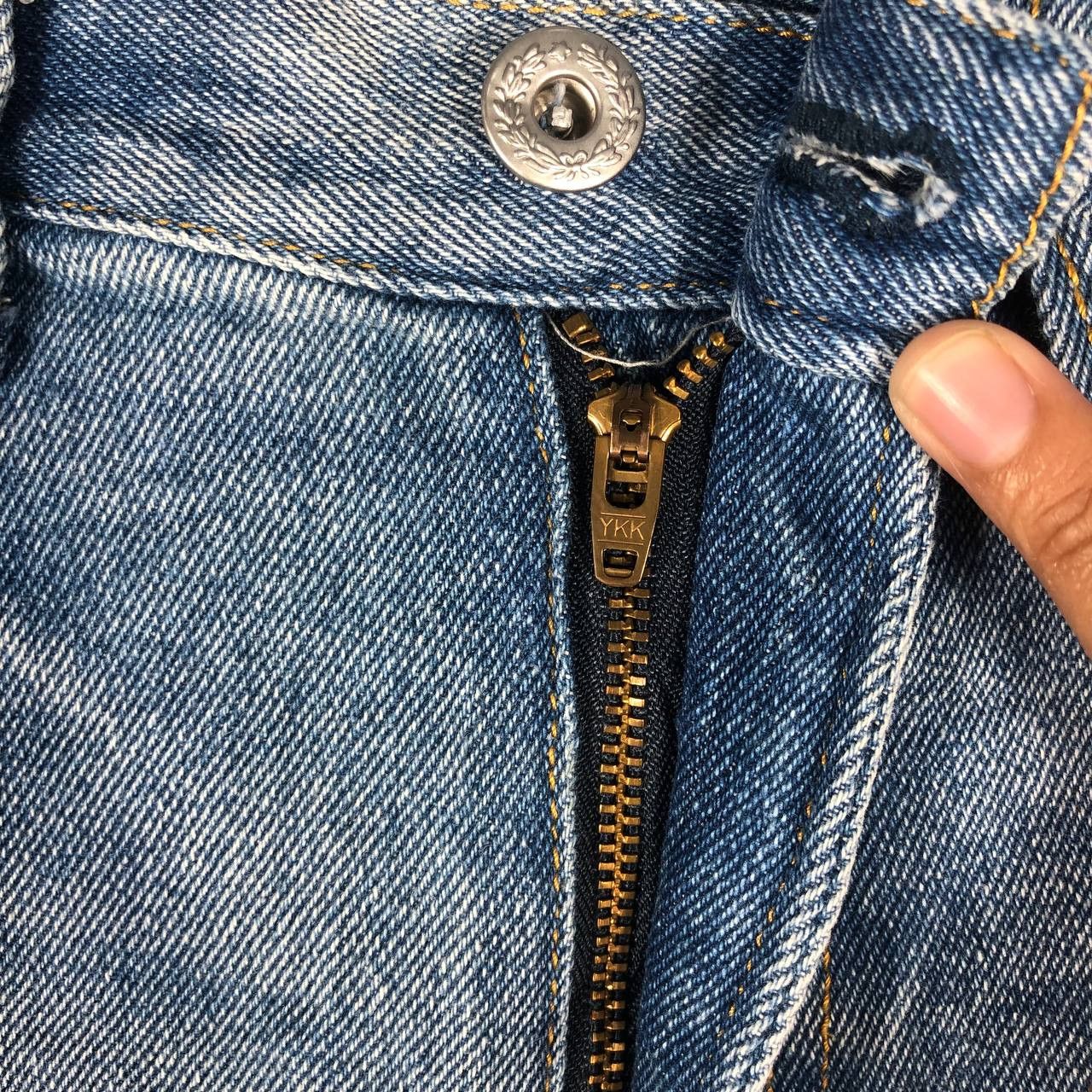 Japanese Brand Vintage Japan Distressed Rag Machine Jean Size 30" / US 8 / IT 44 - 9 Thumbnail