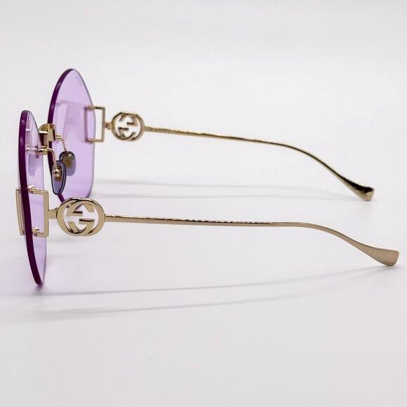 Gucci NEW GUCCI SUNGLASSES GG1203S 001 GOLD WOMEN EYEWEAR GUCCI Size ONE SIZE - 10 Thumbnail
