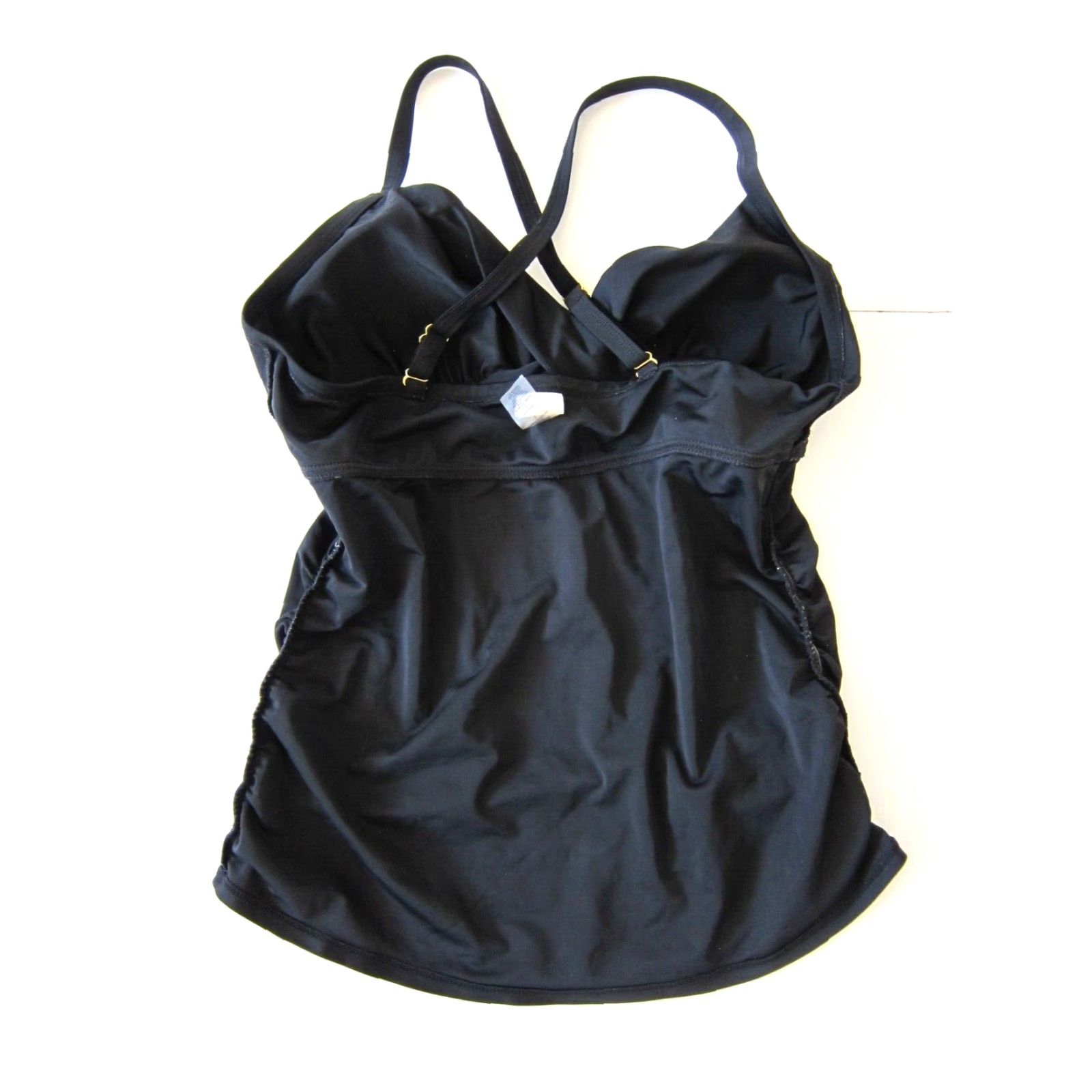 Pinko Pink Blush Maternity Black Built In Bra Tankini Swim Top Women Size Large Size L / US 10 / IT 46 - 7 Thumbnail