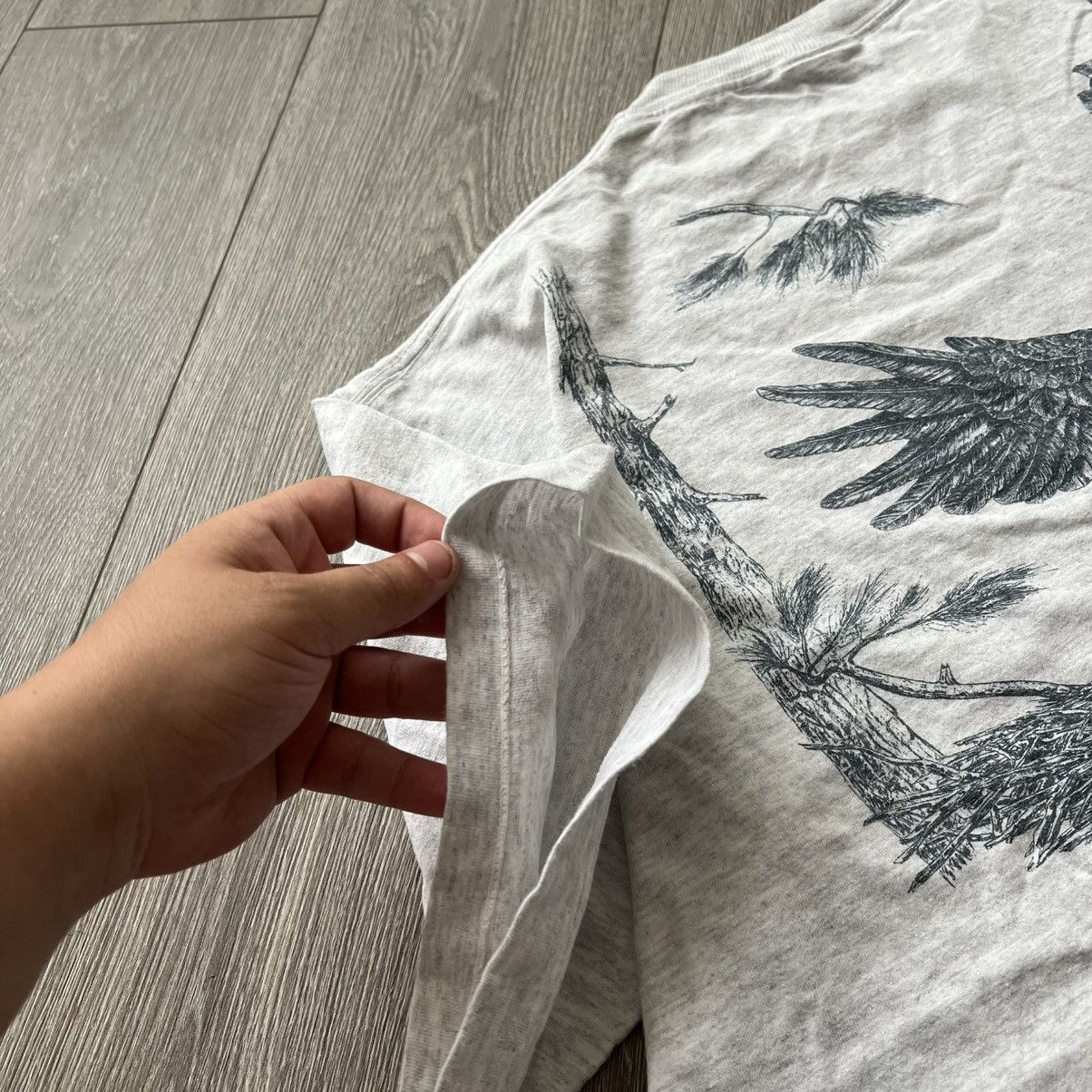 Vintage Vintage 💥 American Outback Eagle Single Stitch Tee T-Shirt Size US XL / EU 56 / 4 - 6 Thumbnail