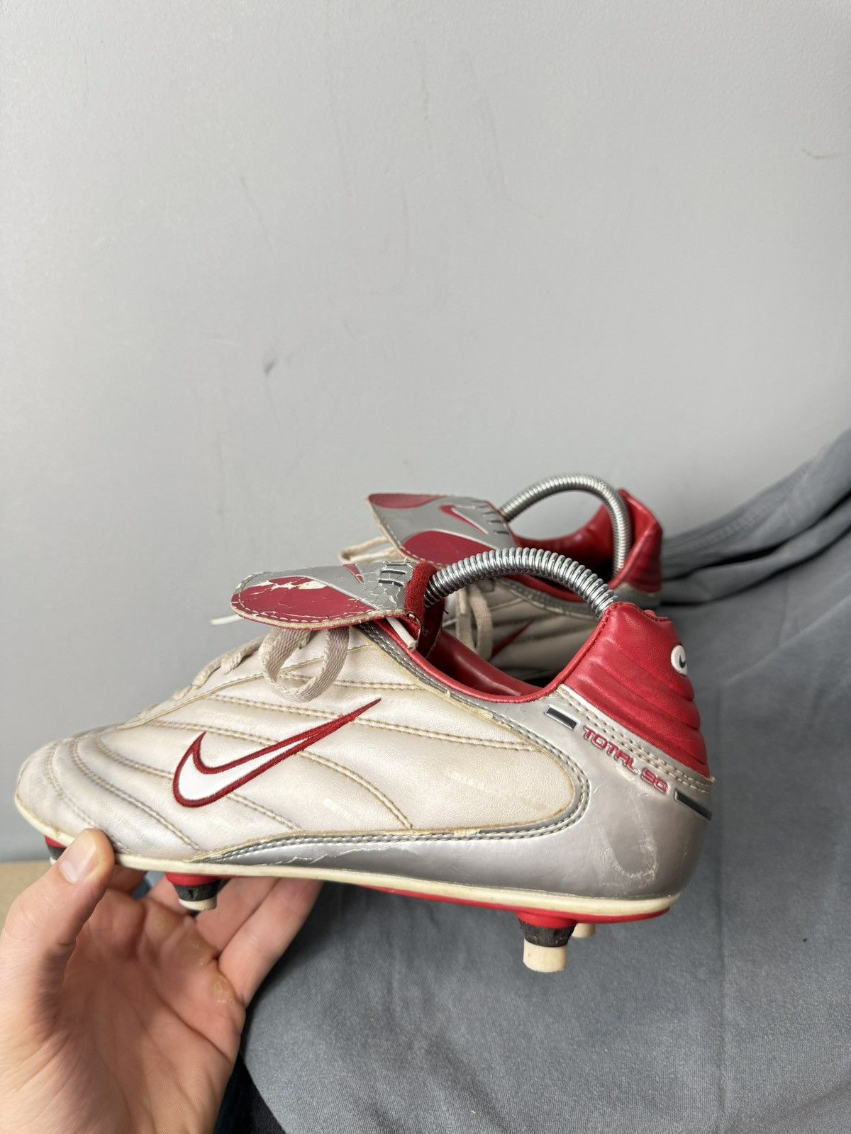 Nike 💥Rare! Vintage Nike Total 90 Soccer Boots Sneakers Size US 6 / EU 39 - 3 Thumbnail