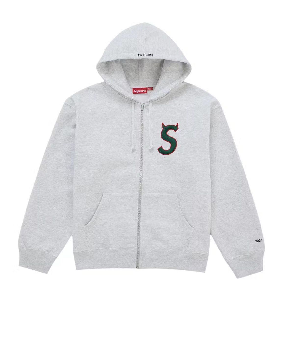 Supreme IDGAF Zip Up Hooded Sweatshirt | Grailed