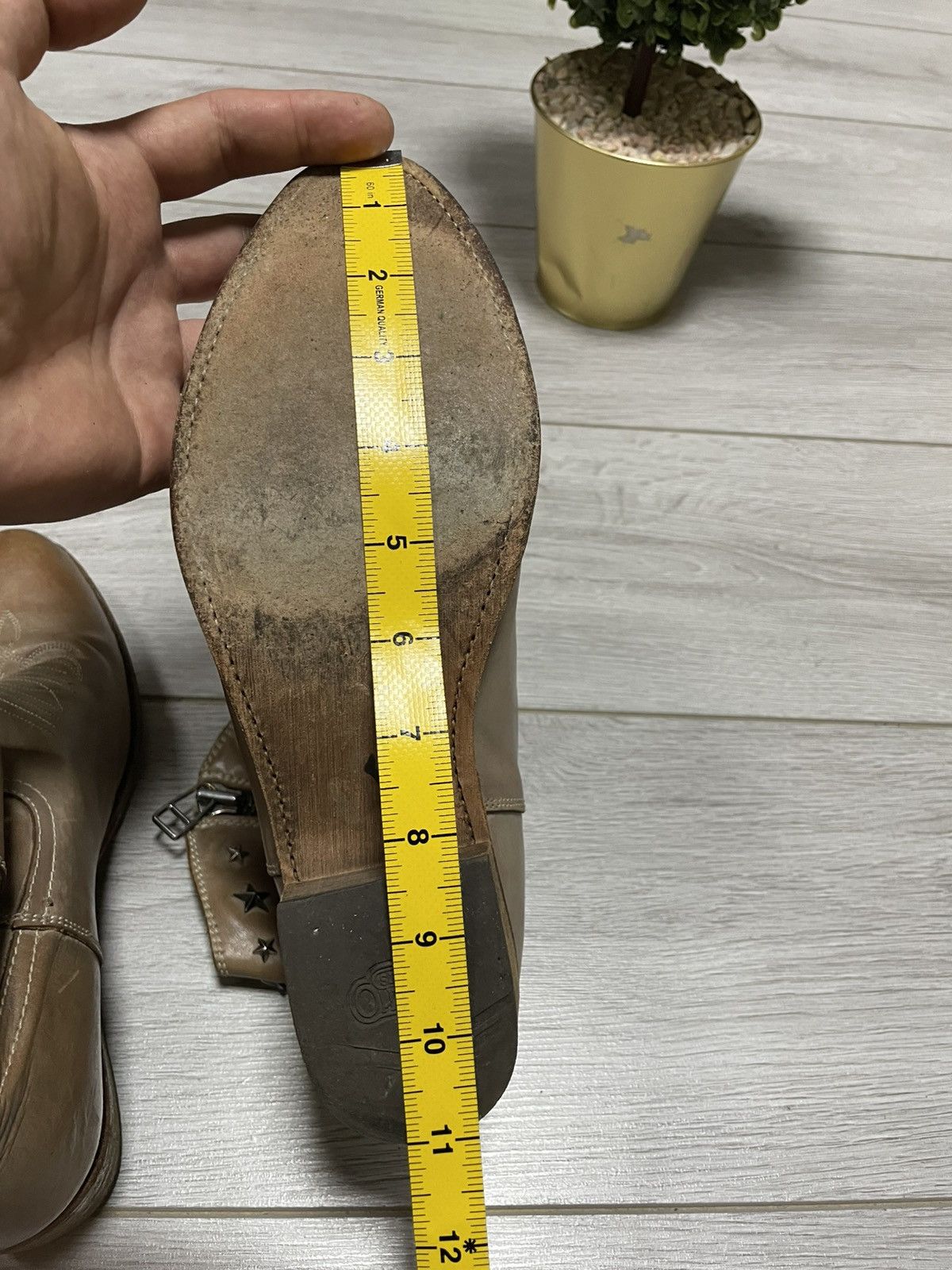 Sancho Boots Sancho stars 🌟 cowboy vintage western boots side zip Size US 10 / IT 40 - 15 Thumbnail