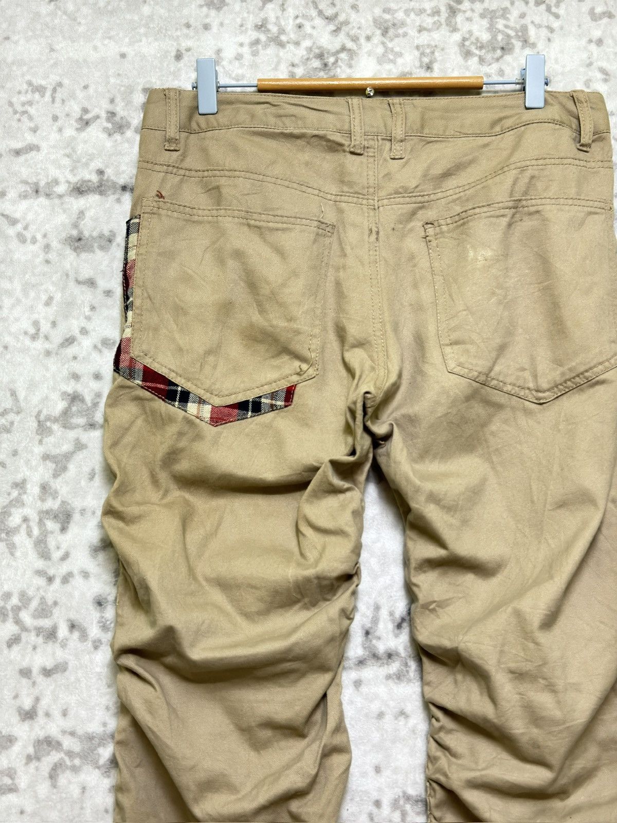 If Six Was Nine Y2k Unbranded Stacked Pant Tartan Design Size US 32 / EU 48 - 8 Thumbnail