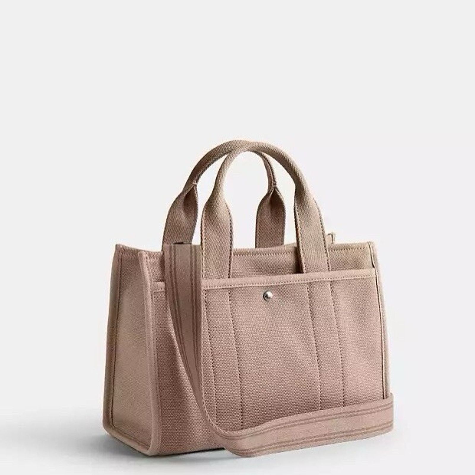 Coach NWT COACH Beige Tote Bag Shoulder Bag CP164 Silver/Dark Size ONE SIZE - 7 Thumbnail