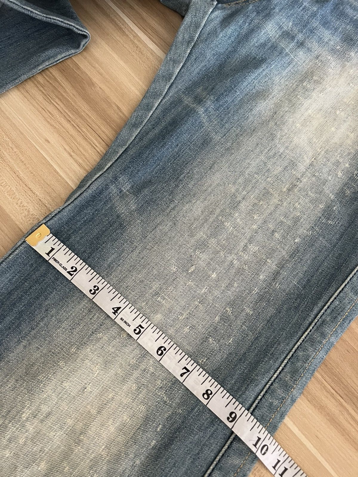 Japanese Brand Take Two Distressed Denim Size US 32 / EU 48 - 4 Thumbnail