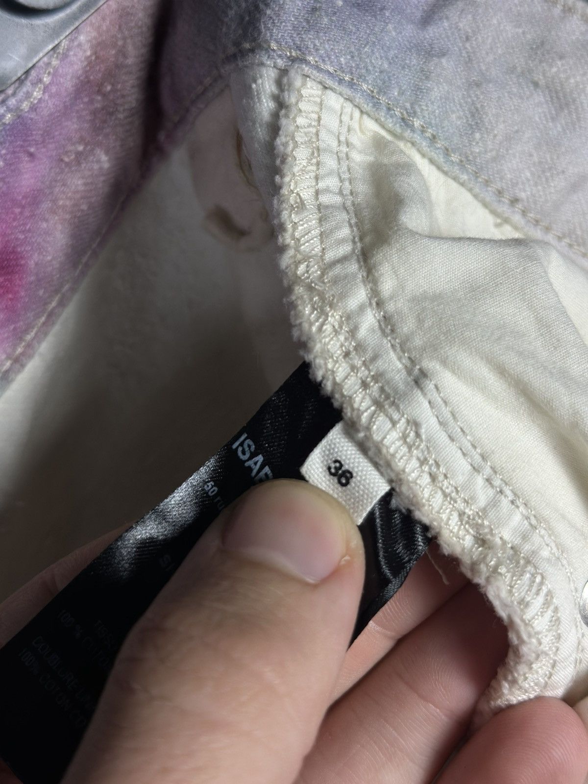 Isabel Marant × Isabel Marant Etoile Isabel Marant Étoile Lesiabb Tie-Dye Denim Short Size 25" / US 0 / IT 36 - 10 Thumbnail