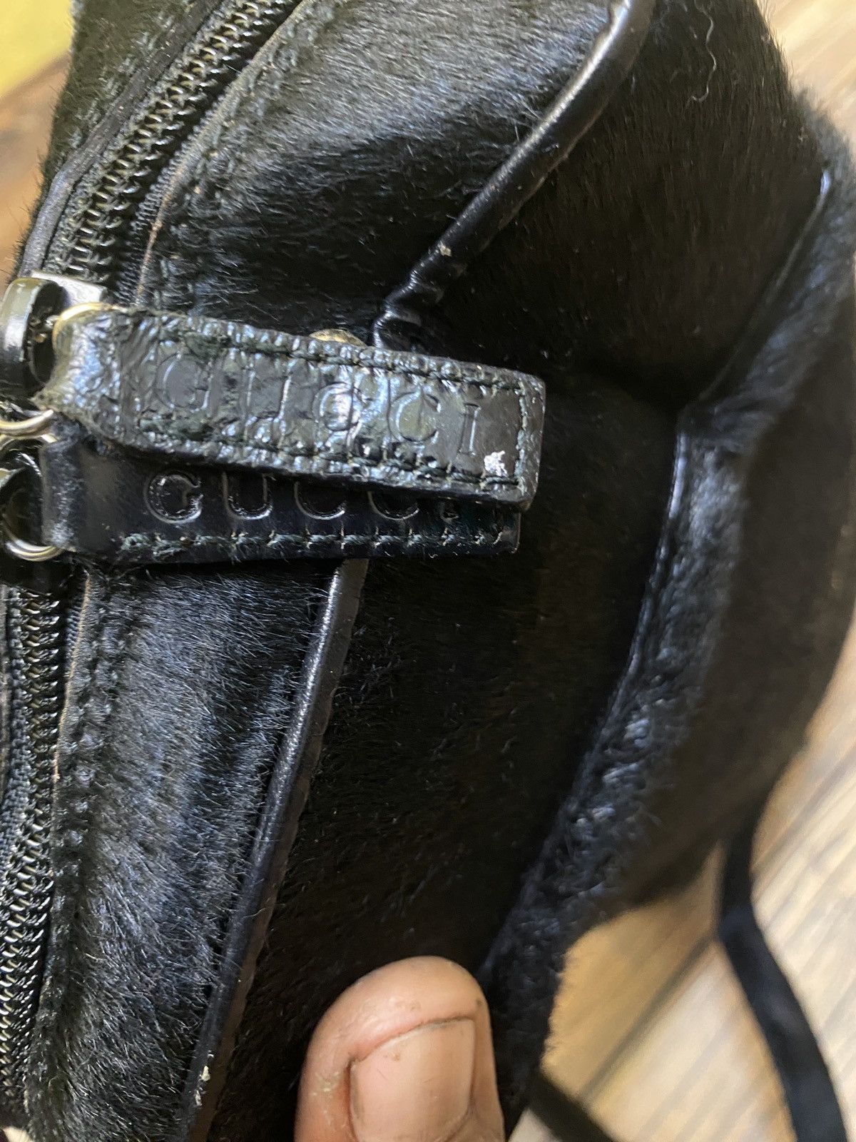 Gucci Gucci black fur shoulder bag Size ONE SIZE - 8 Thumbnail