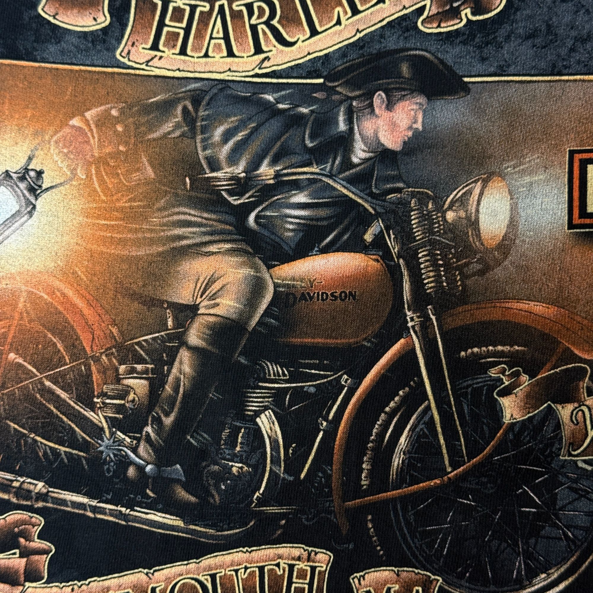 Harley Davidson H-D Life Begin When You Get One MINUTEMAN Motorcycle Shirt Size US M / EU 48-50 / 2 - 9 Thumbnail