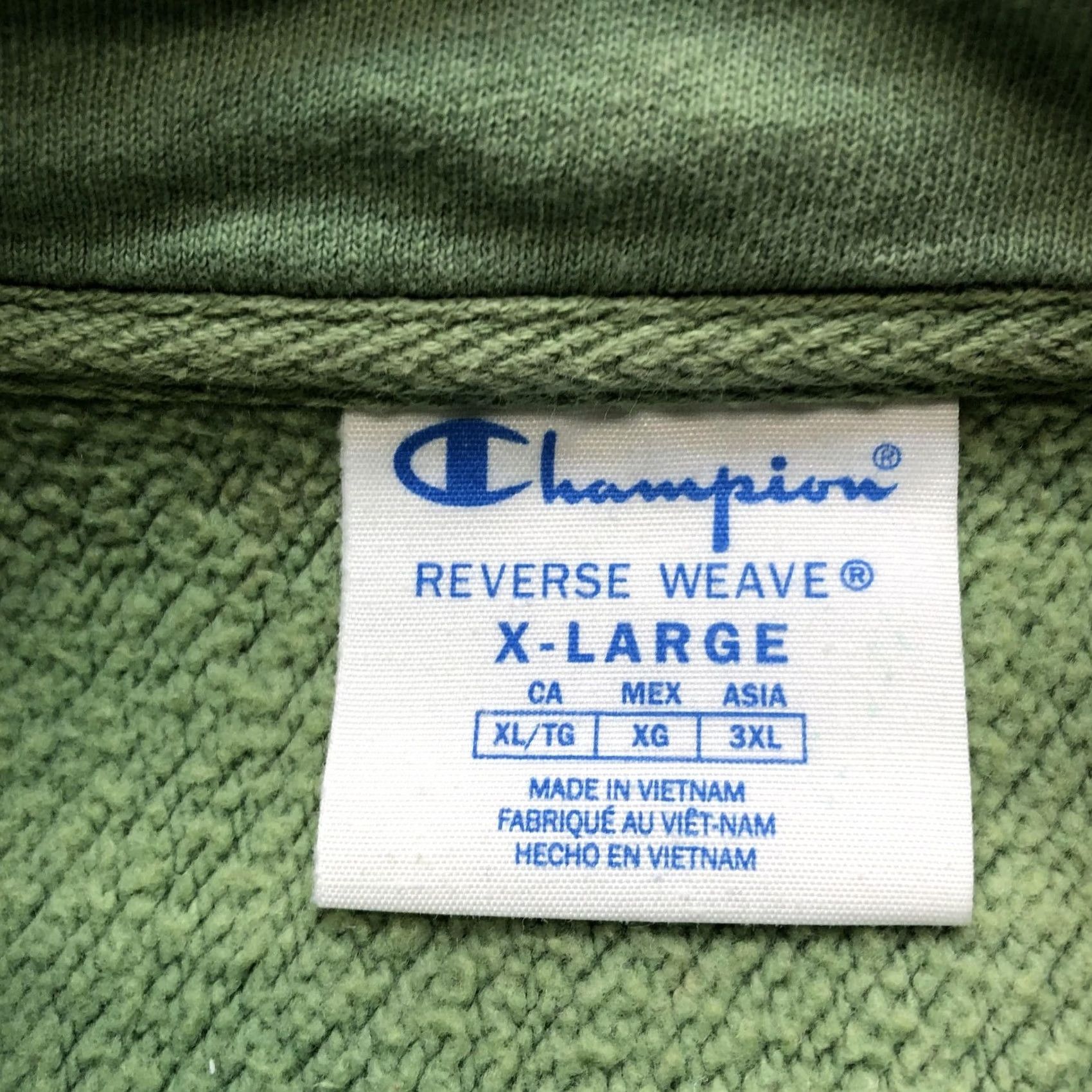 Champion VINTAGE Champion Reverse Weave Sweatshirt Mens XL Green 1/4 Zip Phys Ed Fleece Size US XL / EU 56 / 4 - 5 Thumbnail