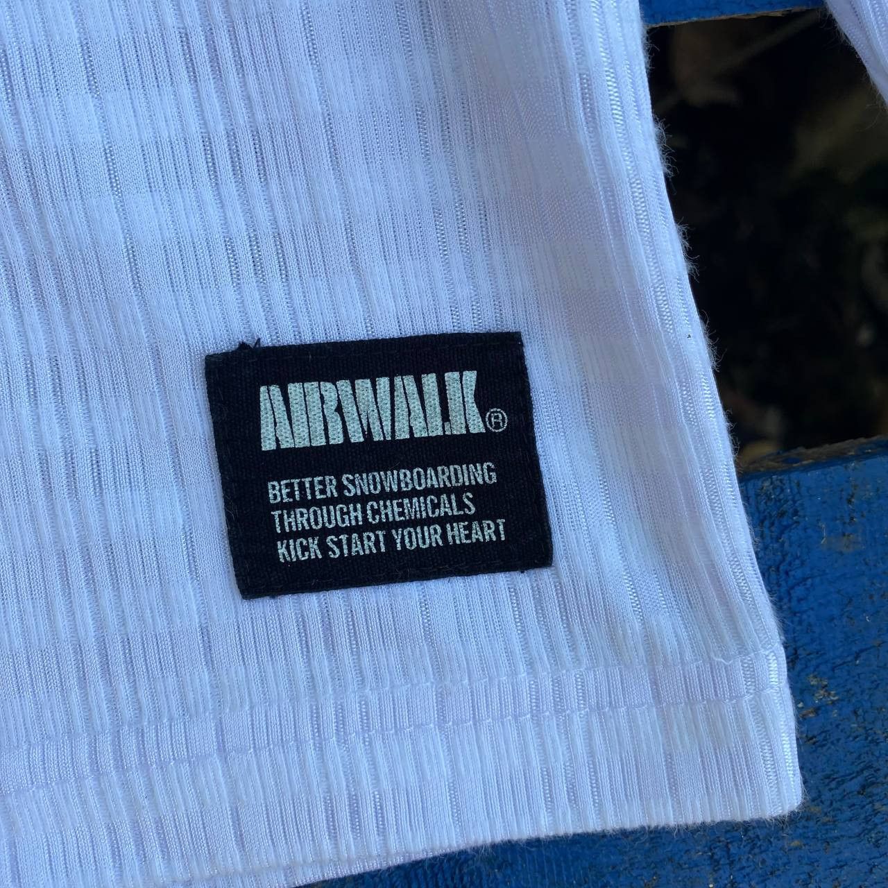 Airwalk Vintage Airwalk Double Layer Neck Poem Long Sleeve Tee Size US M / EU 48-50 / 2 - 5 Thumbnail